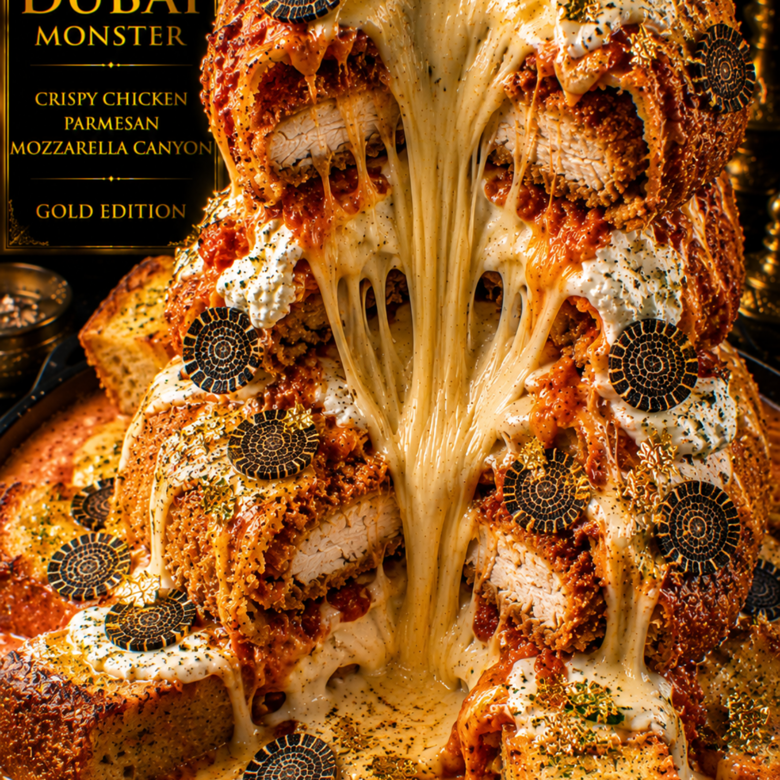 Dubai Crispy Chicken Parmesan Mozzarella Canyon (FlavorVille™)