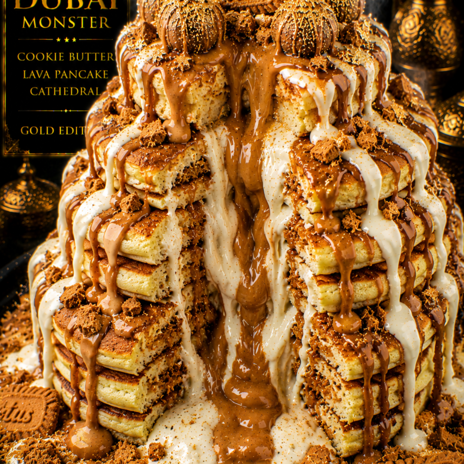 Dubai Cookie Butter Lava Pancake Cathedral (FlavorVille™)