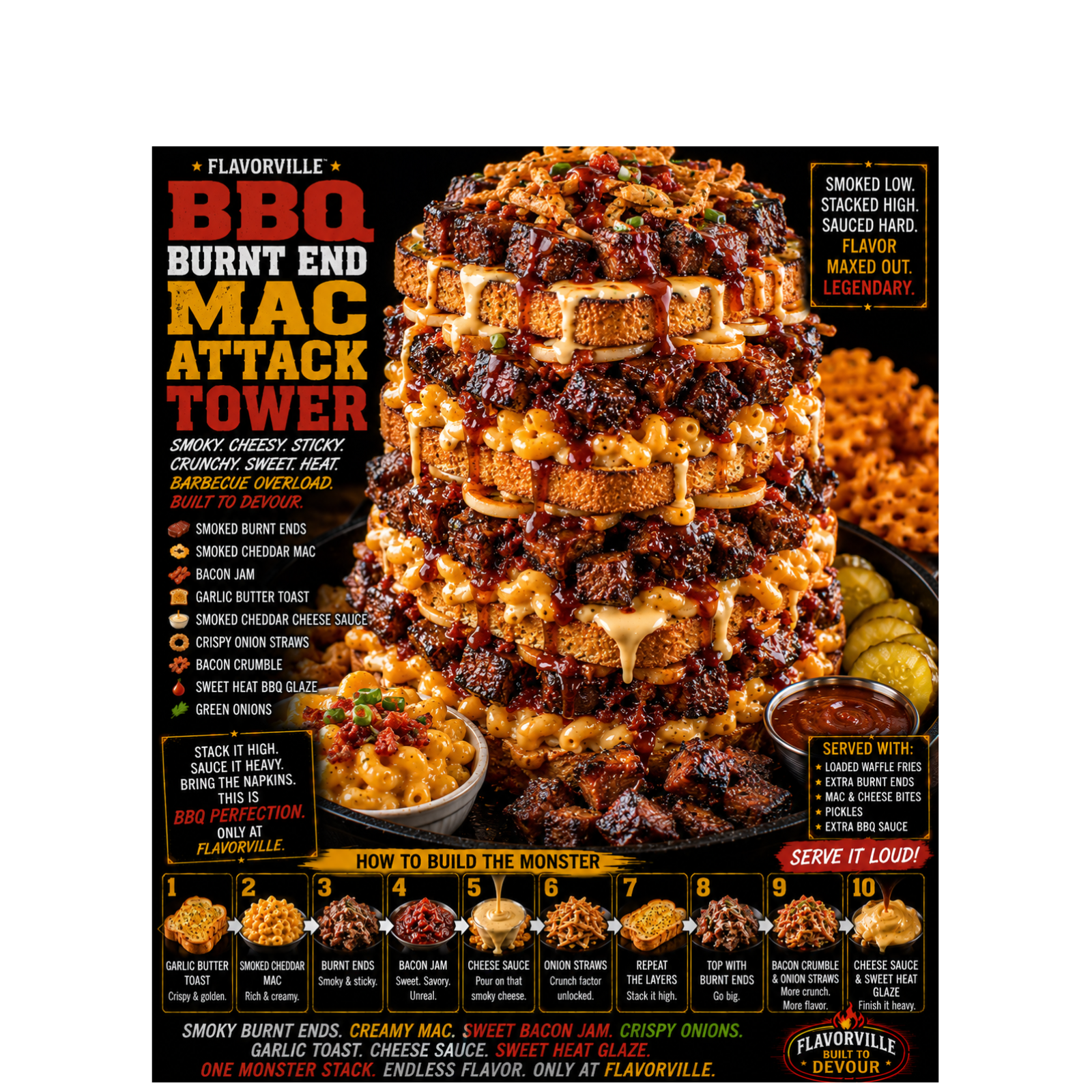 FlavorVille™ BBQ Burnt End Mac Attack Tower episode artwork