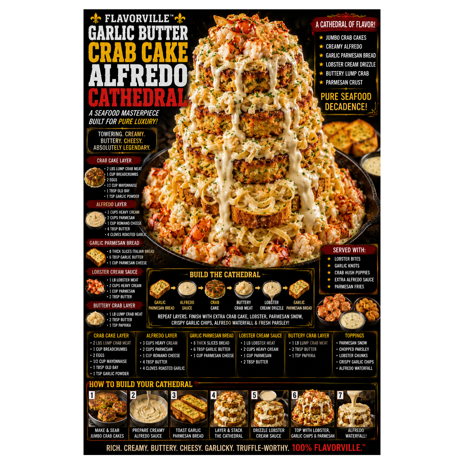 FlavorVille™ Garlic Butter Crab Cake Alfredo Cathedral  episode artwork