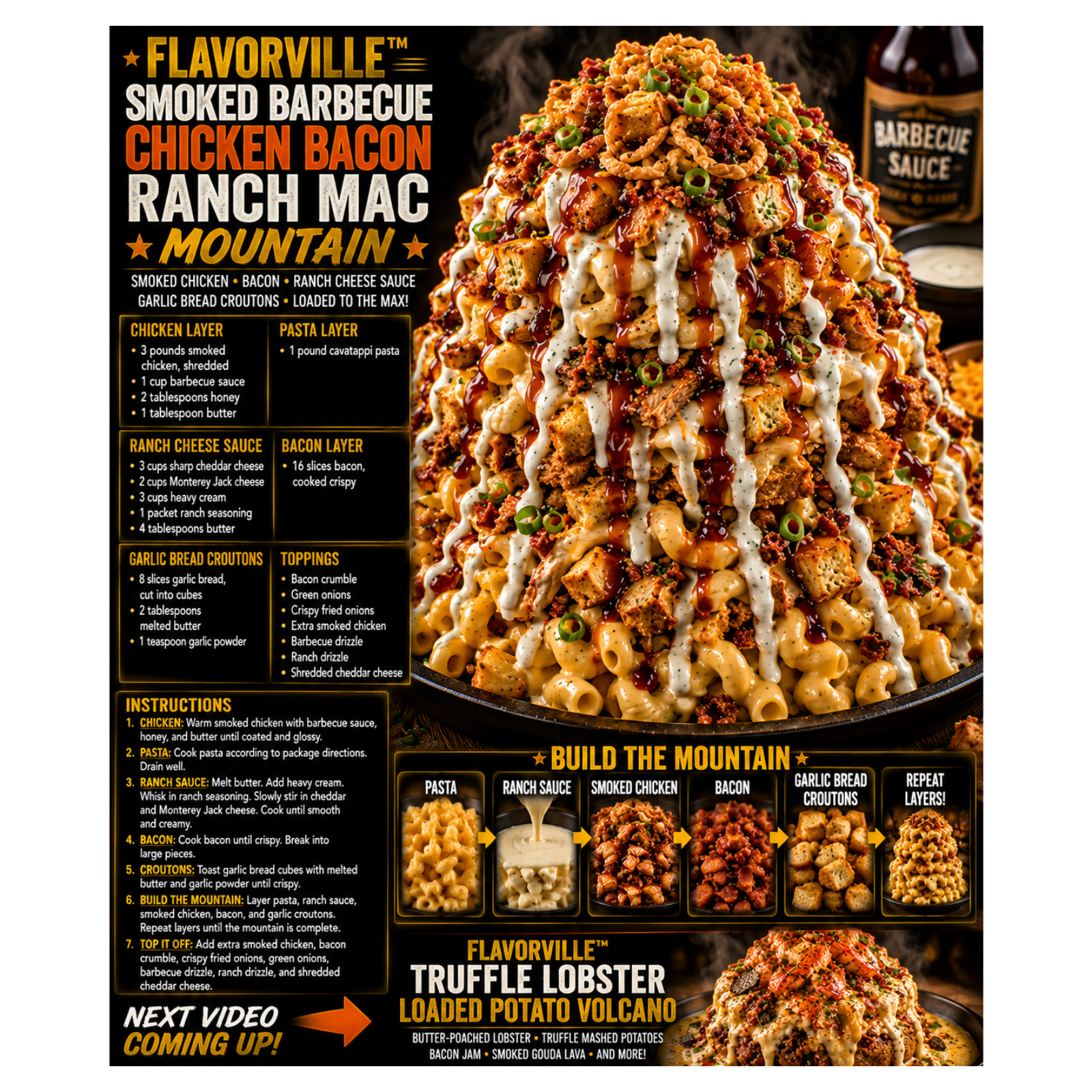 FLAVORVILLE™ SMOKED BARBECUE CHICKEN BACON RANCH MAC MOUNTAIN episode artwork