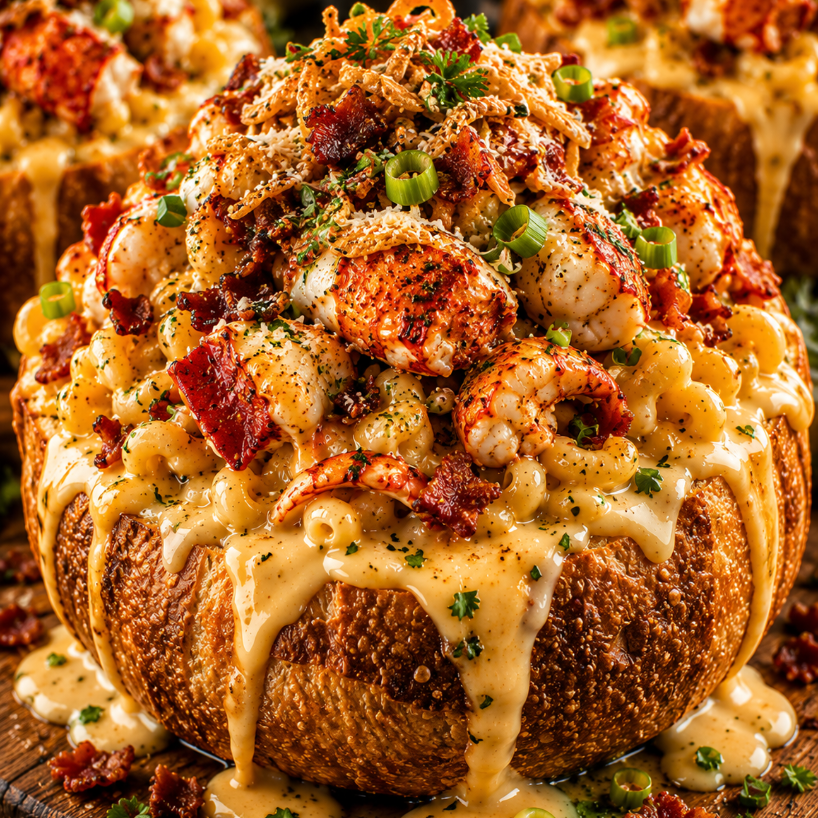 FLAVORVILLE™ GARLIC BUTTER LOBSTER MAC AND CHEESE BREAD BOWL episode artwork