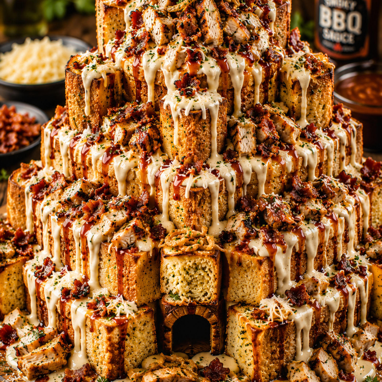 FLAVORVILLE™ BBQ BACON CHICKEN ALFREDO GARLIC BREAD CASTLE episode artwork
