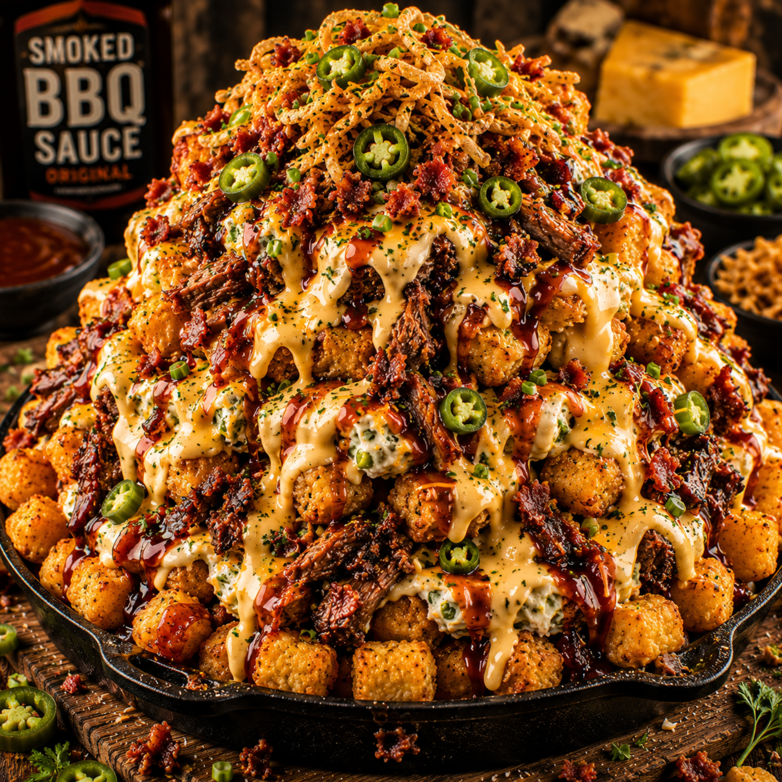 FLAVORVILLE™ SMOKED BRISKET JALAPEÑO POPPER TATER TOT VOLCANO episode artwork