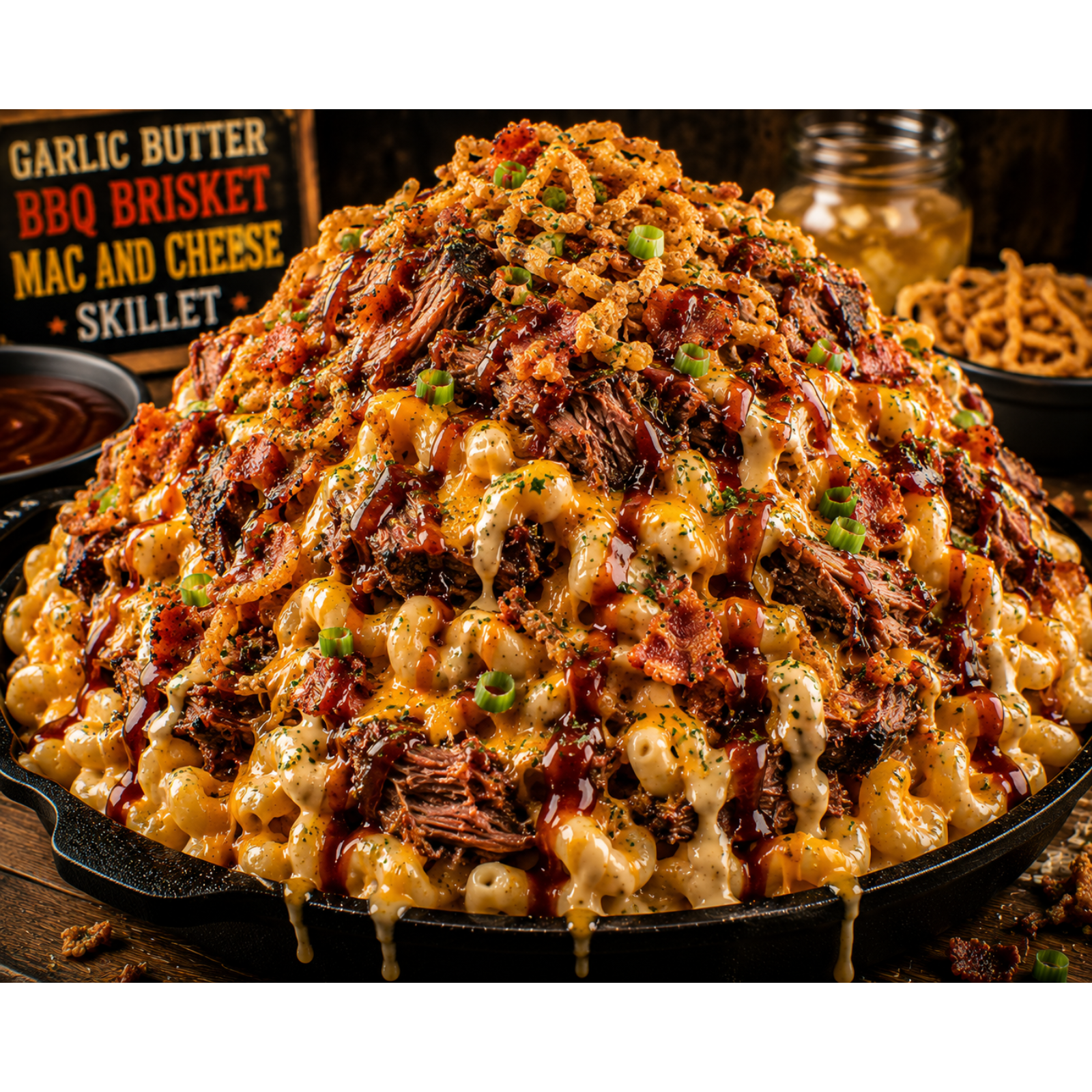 FLAVORVILLE™ GARLIC BUTTER BBQ BRISKET MAC AND CHEESE SKILLET episode artwork