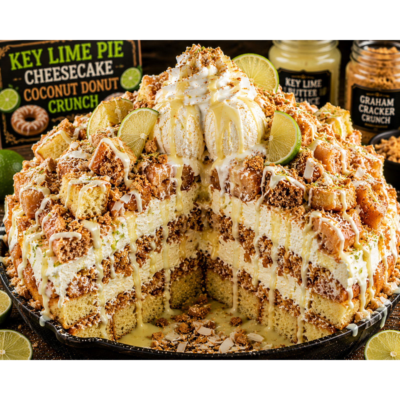 FLAVORVILLE™ KEY LIME PIE CHEESECAKE COCONUT DONUT CRUNCH