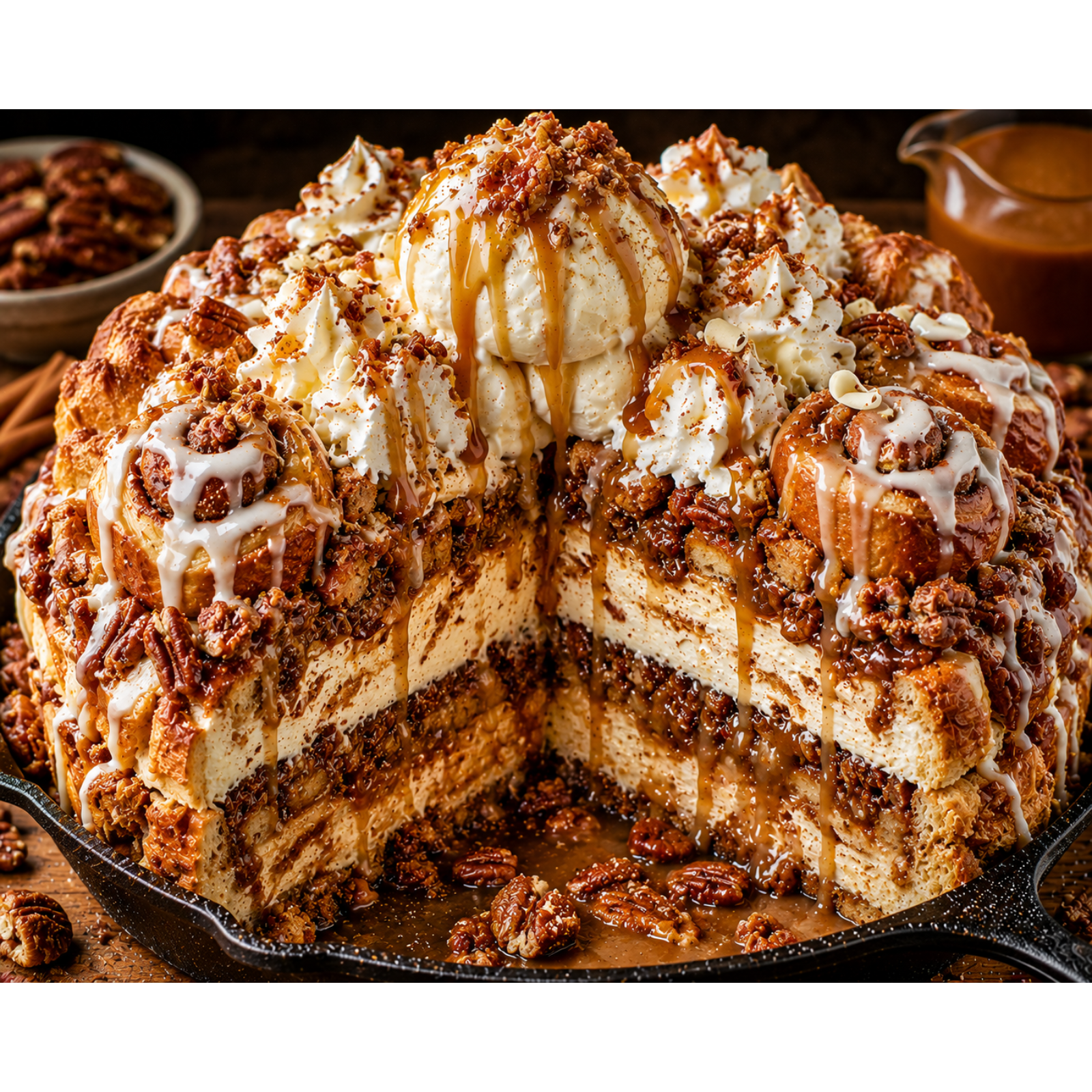 FLAVORVILLE™ CINNAMON ROLL CHEESECAKE PECAN PIE CROISSANT BREAD PUDDING SUPREME