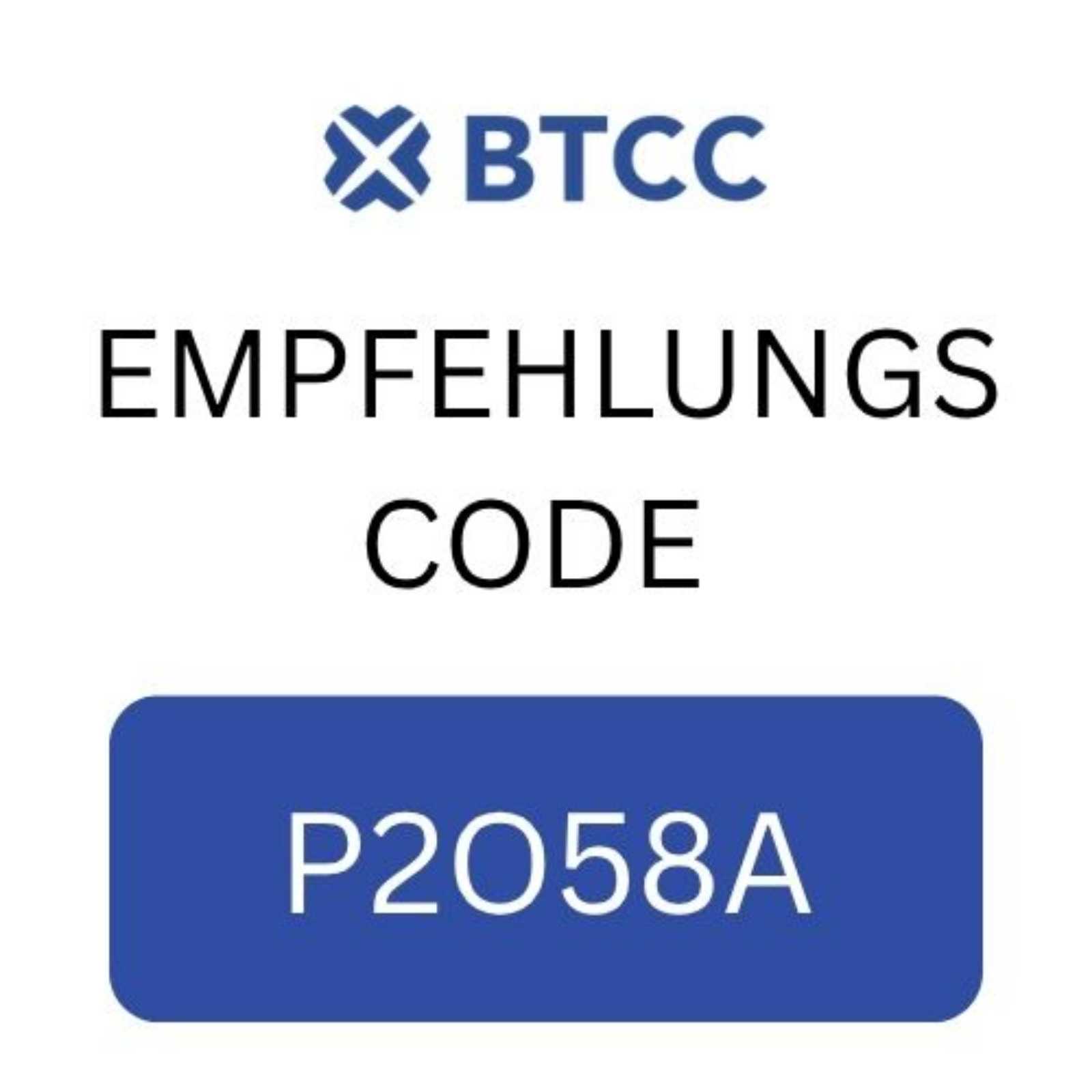 BTCC Empfehlungscode „P2O58A“ – 10.055 $ Bonus + 30 % Gebührenrabatt