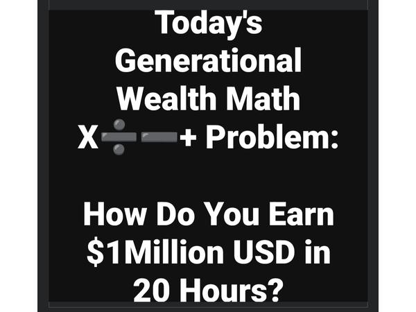 Reba Needs $1 Million USD - Generational Wealth Mathematics - Part 8 episode artwork