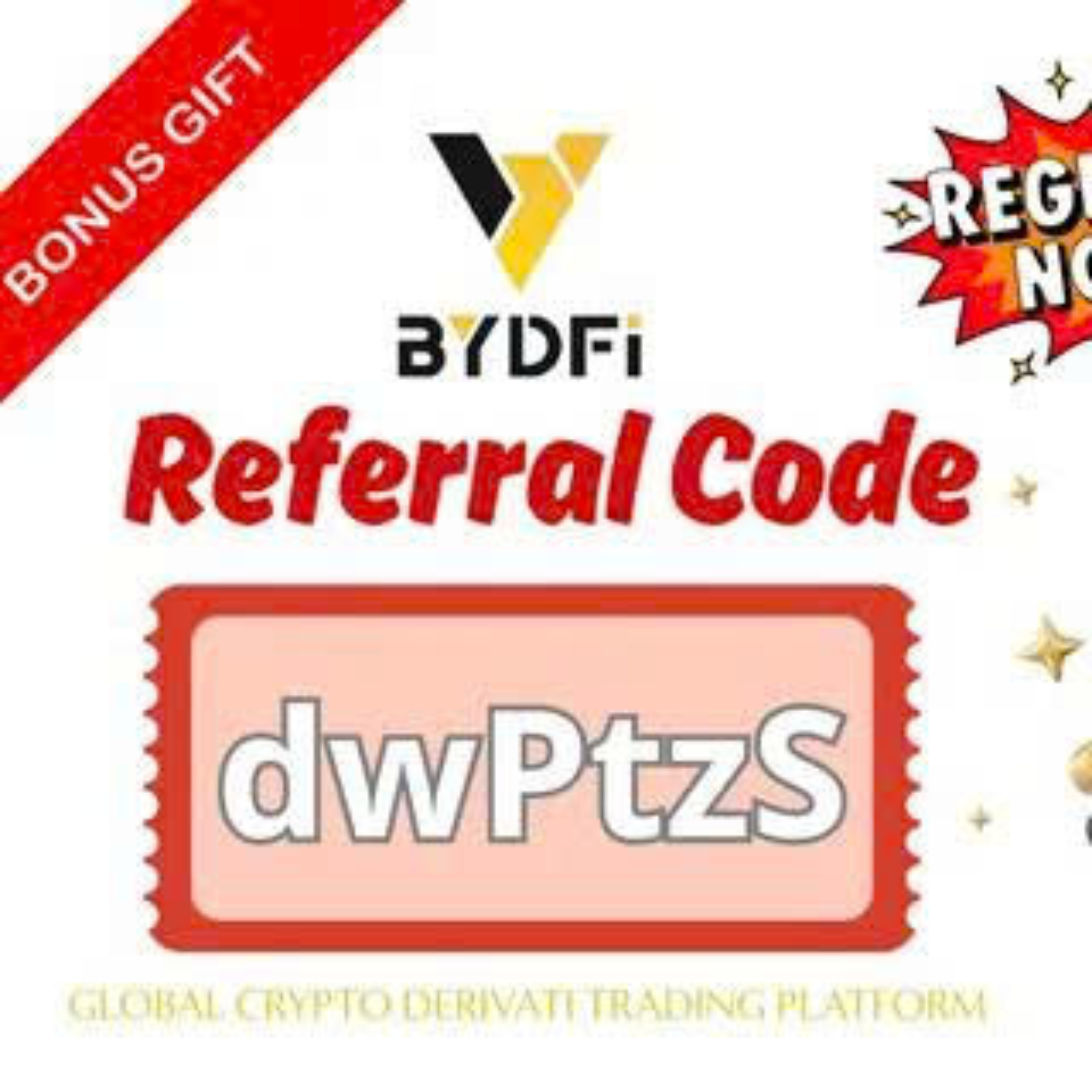 BYDFi Referral Code dwPtzS: $8,100 Sign-Up Bonus