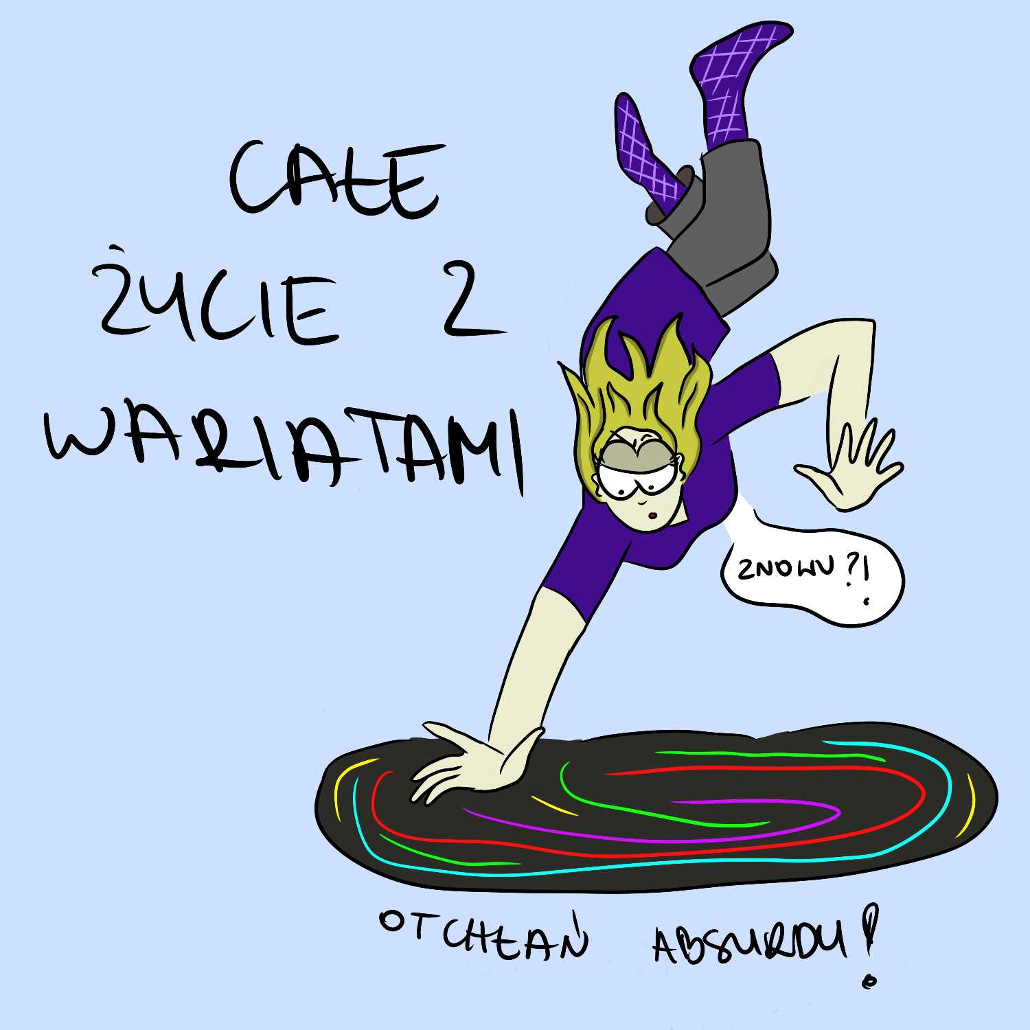 całe życie z wariatami cover art