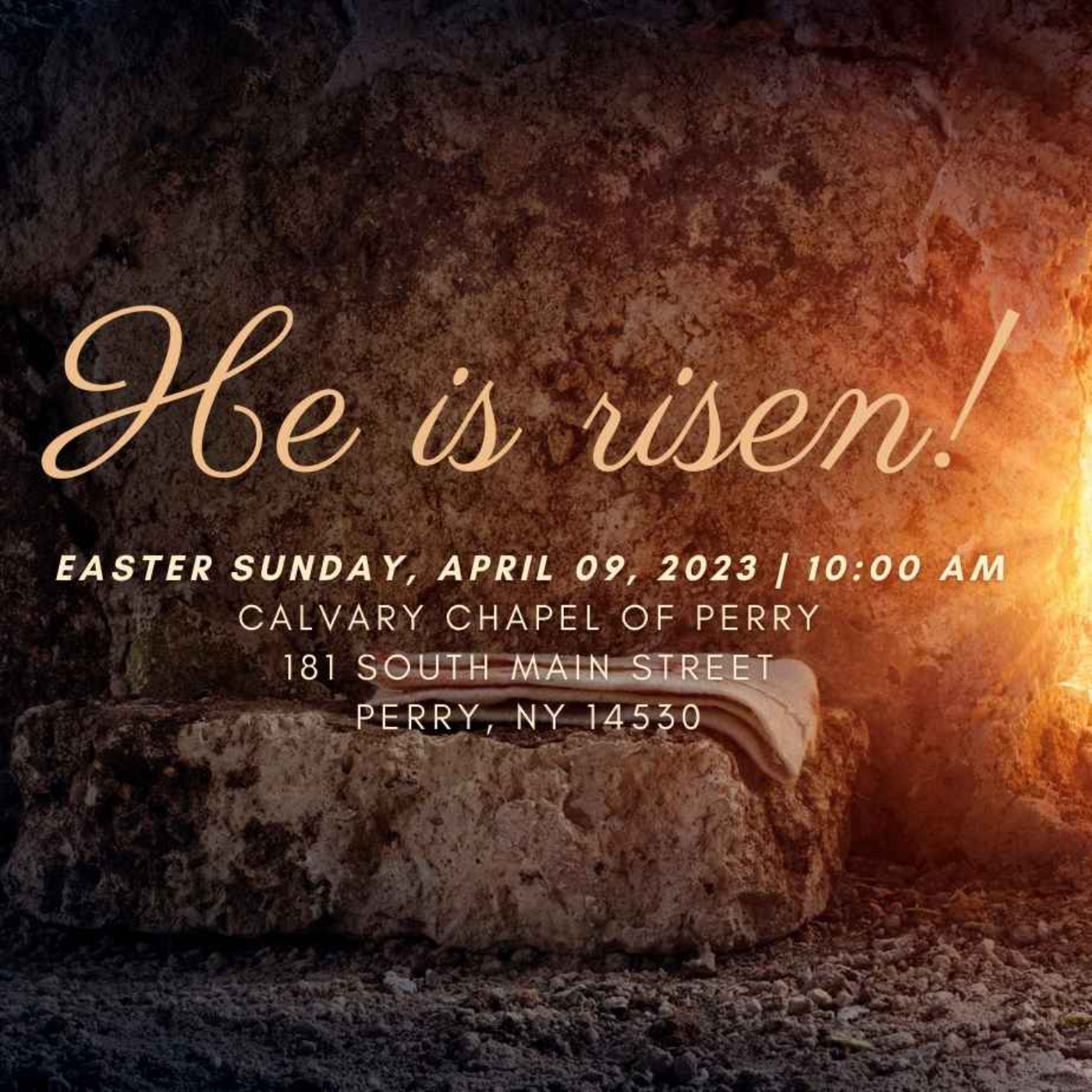 April 9th, 2023 | "HE IS RISEN" - Easter Message | Pastor Harley Doneburg