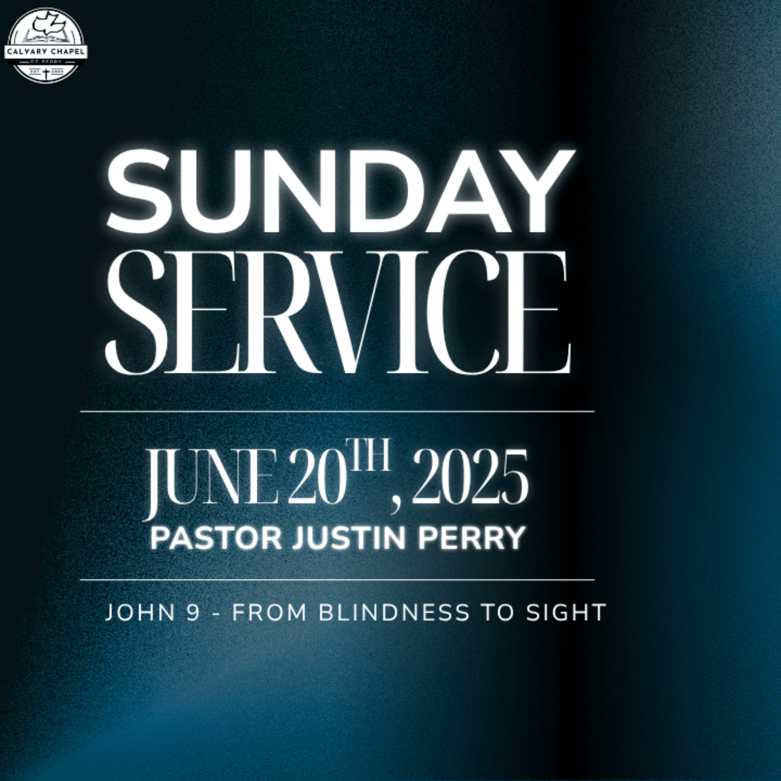 Topical Teaching | John 9 - From Blindness to Sight | June 20th, 2025
