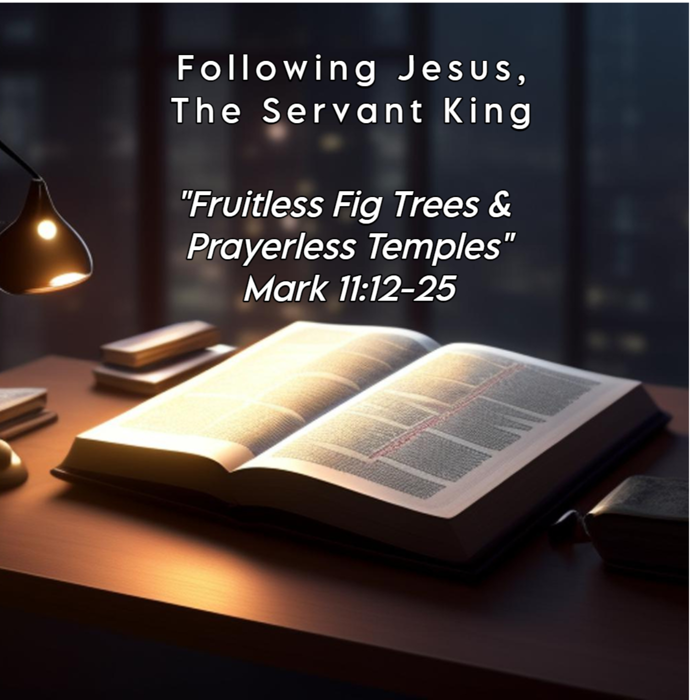 Following Jesus, The Servant King: Fruitless Fig Trees & Prayerless Temples episode artwork