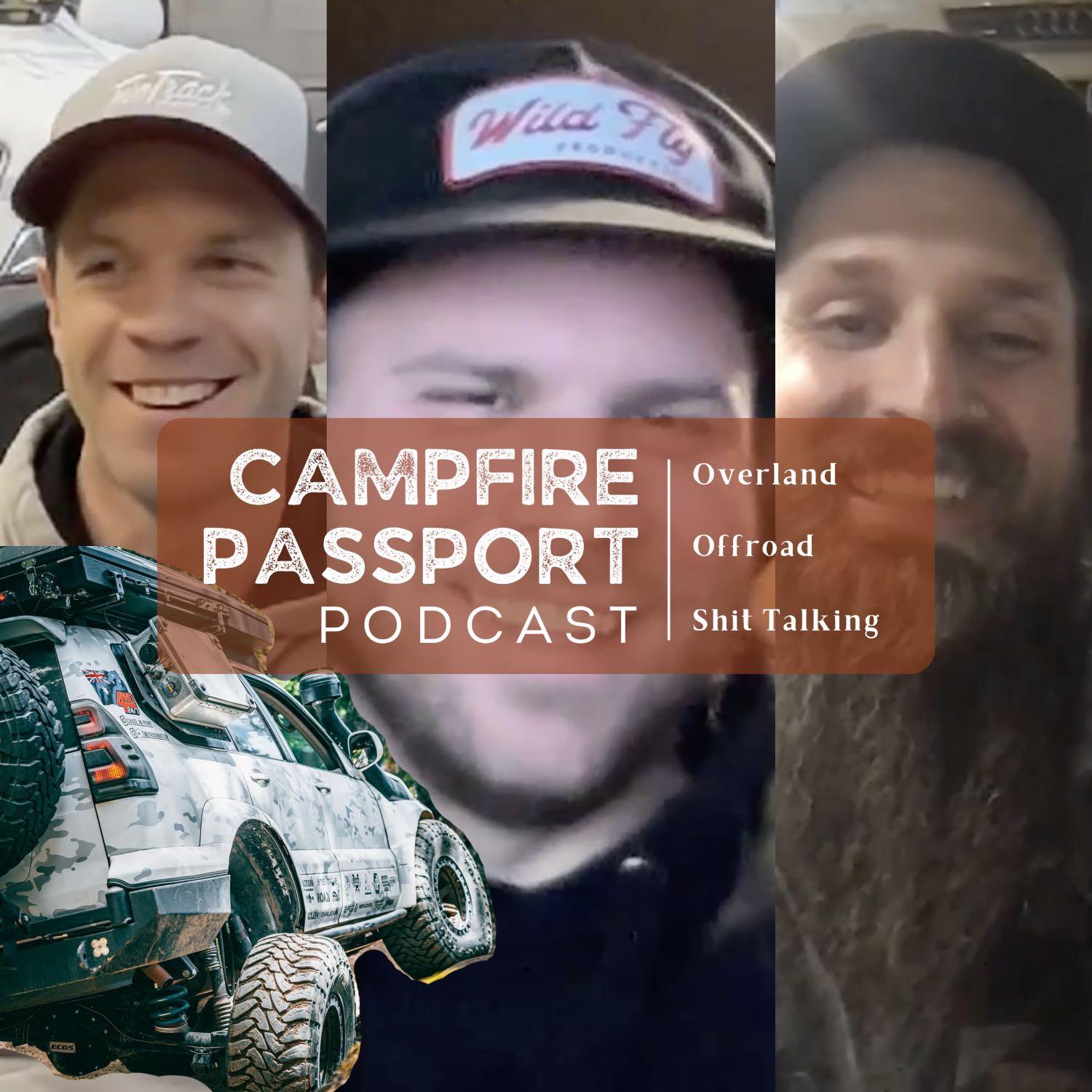 It's Just a Conversation, overland and offroad talks, 4wd 24/7 in America, Toyo tires, two track nation, GX470 episode artwork