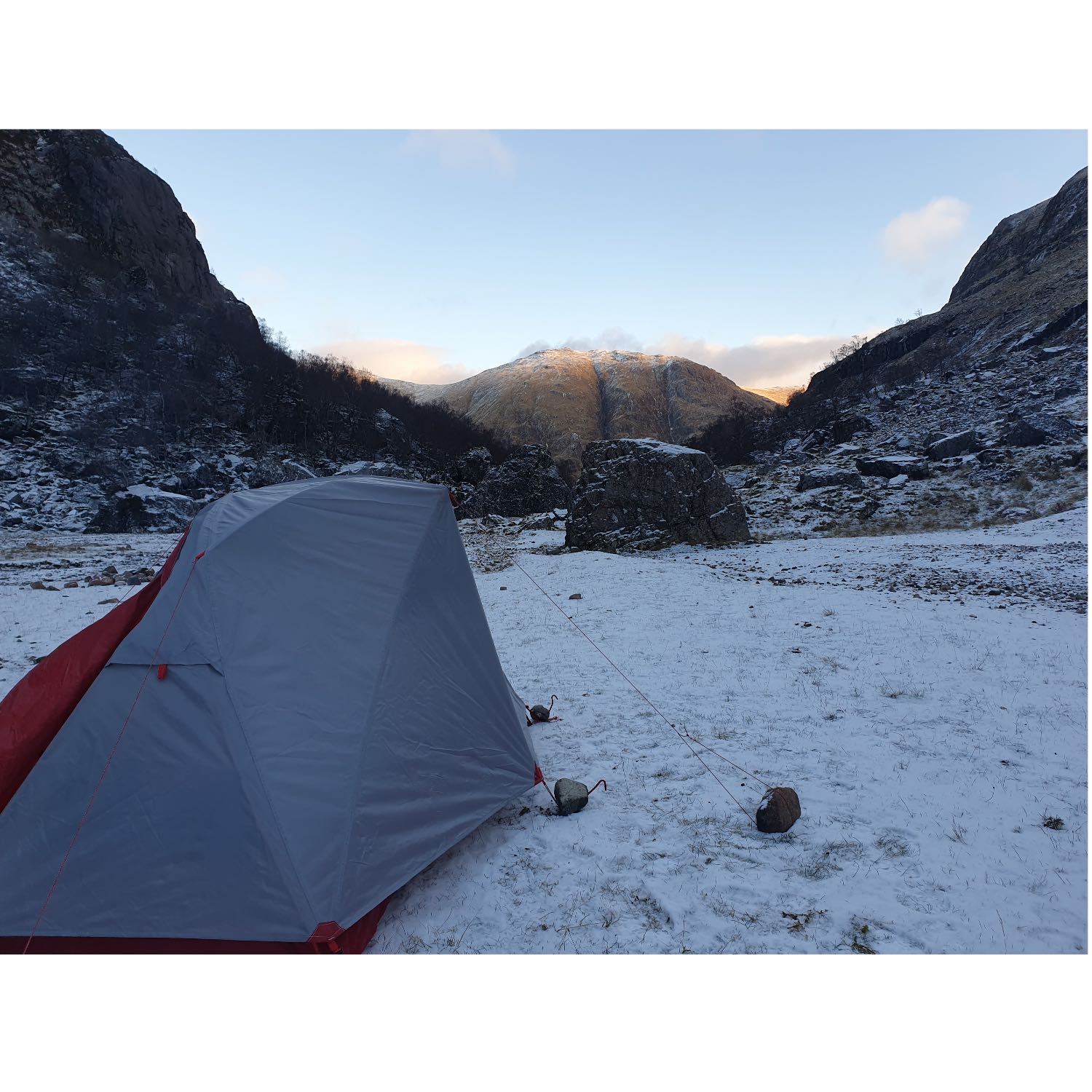 Solo Wild Camp in the Lost Valley, Glencoe, Scotland 