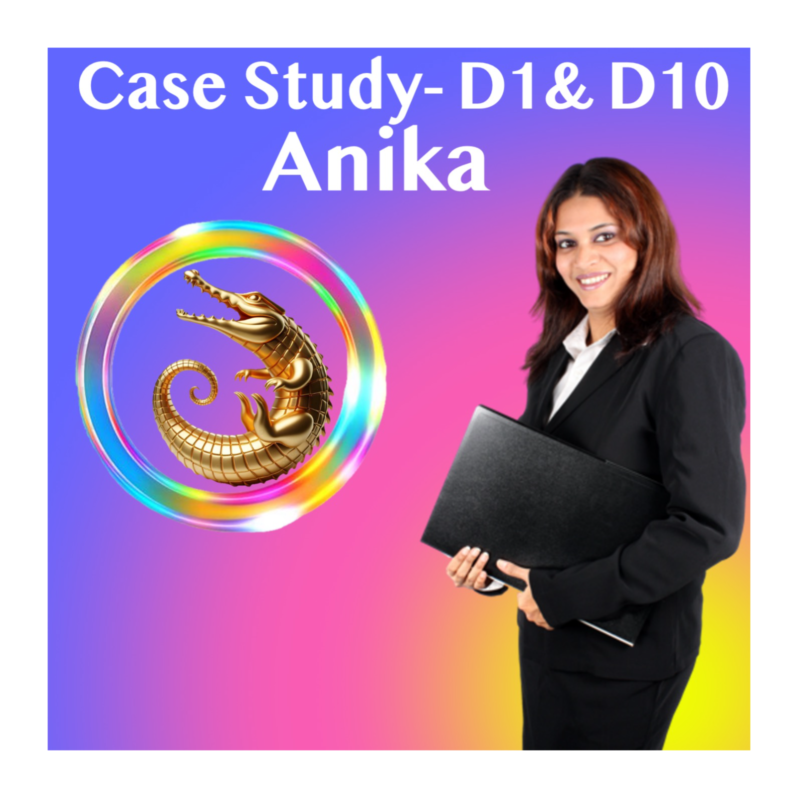 Career Case Studies - D1 & D10 Charts - Anika, Capricorn Rising