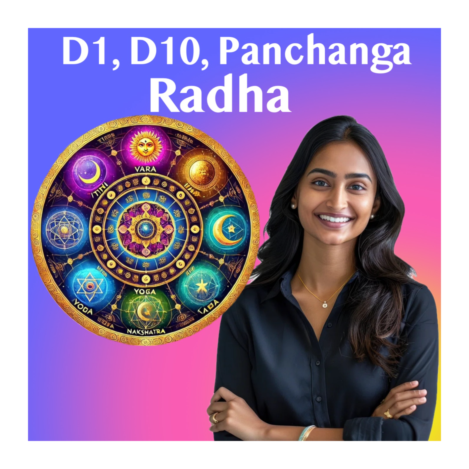 Career Case Studies - D1, D10, Panchanga, Radha, Gemini Rising