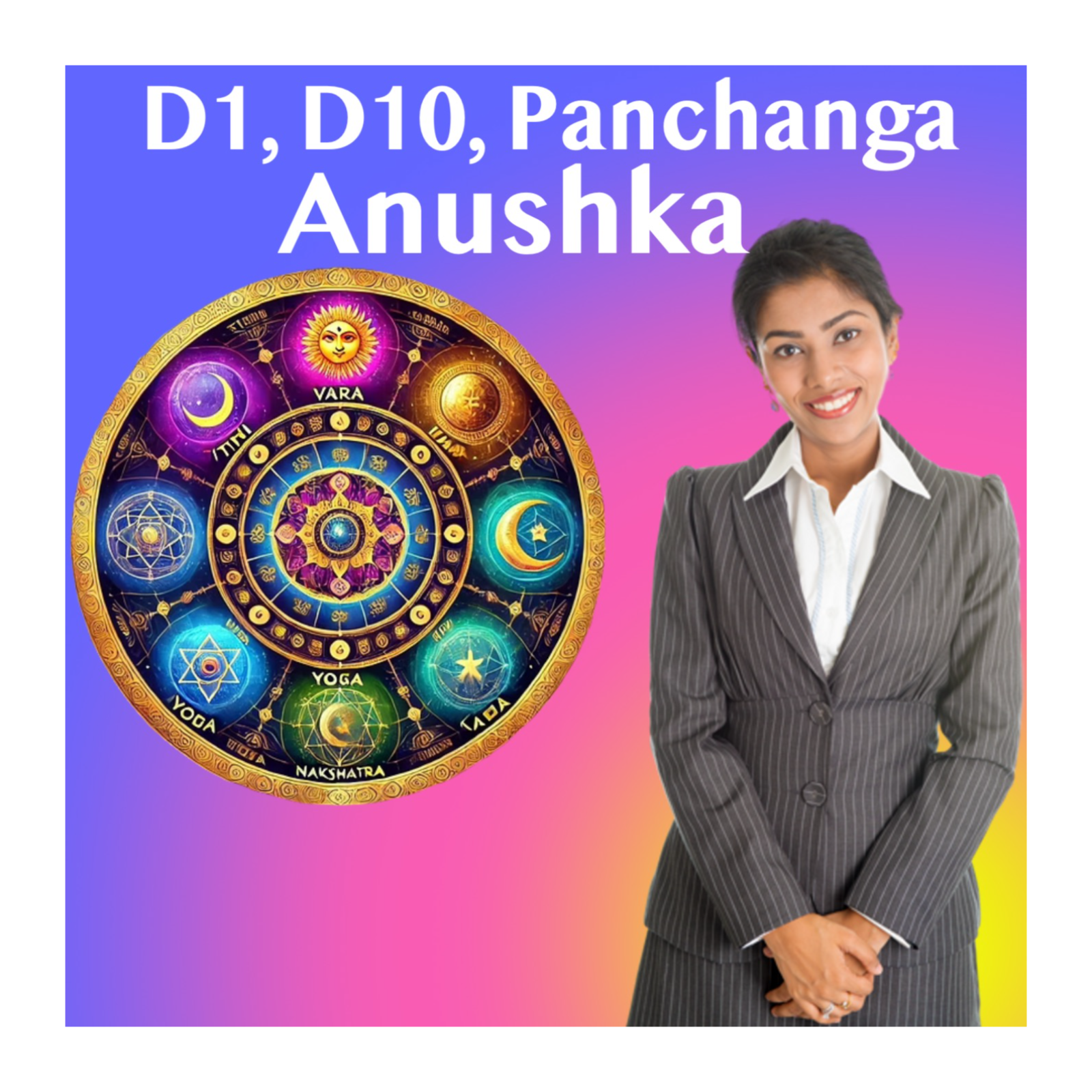 Career Case Studies - D1, D10, Panchanga, Anushka, Leo Rising