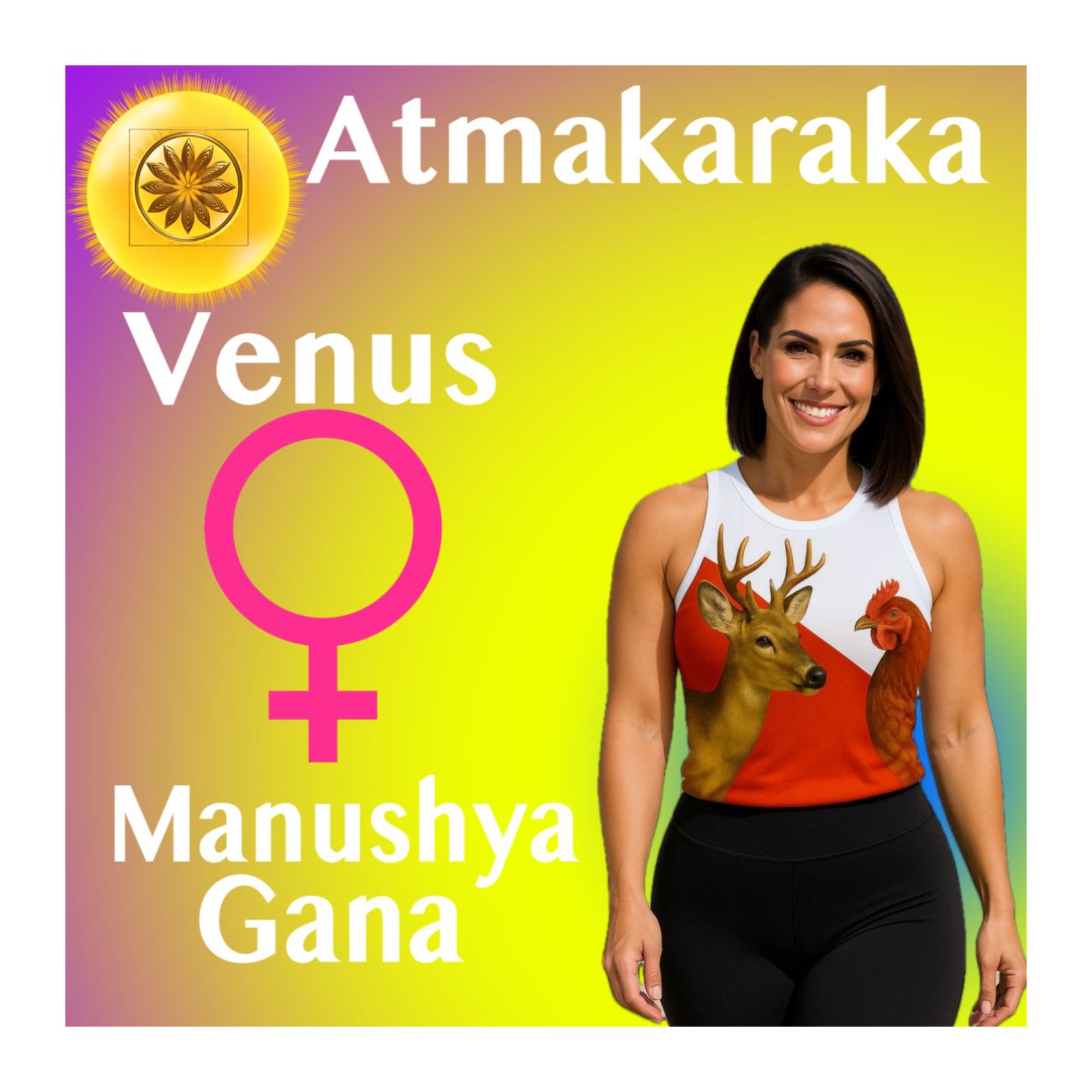 Venus as Atmakaraka in Manushya Gana — Beauty Through Human Imperfection (Vedic Soul Path)