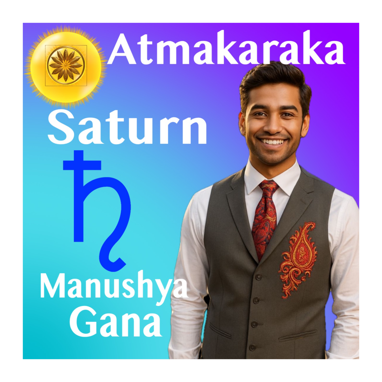 Saturn as Atmakaraka in Manushya Gana — Sanctifying Work, Not Escaping It (Vedic Soul Path)
