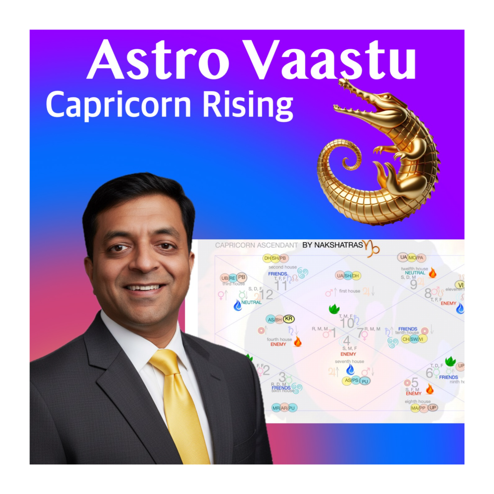 AstroVastu Blueprint for Capricorn Rising | Saturnian Stability, Career Authority & Long-Game Living