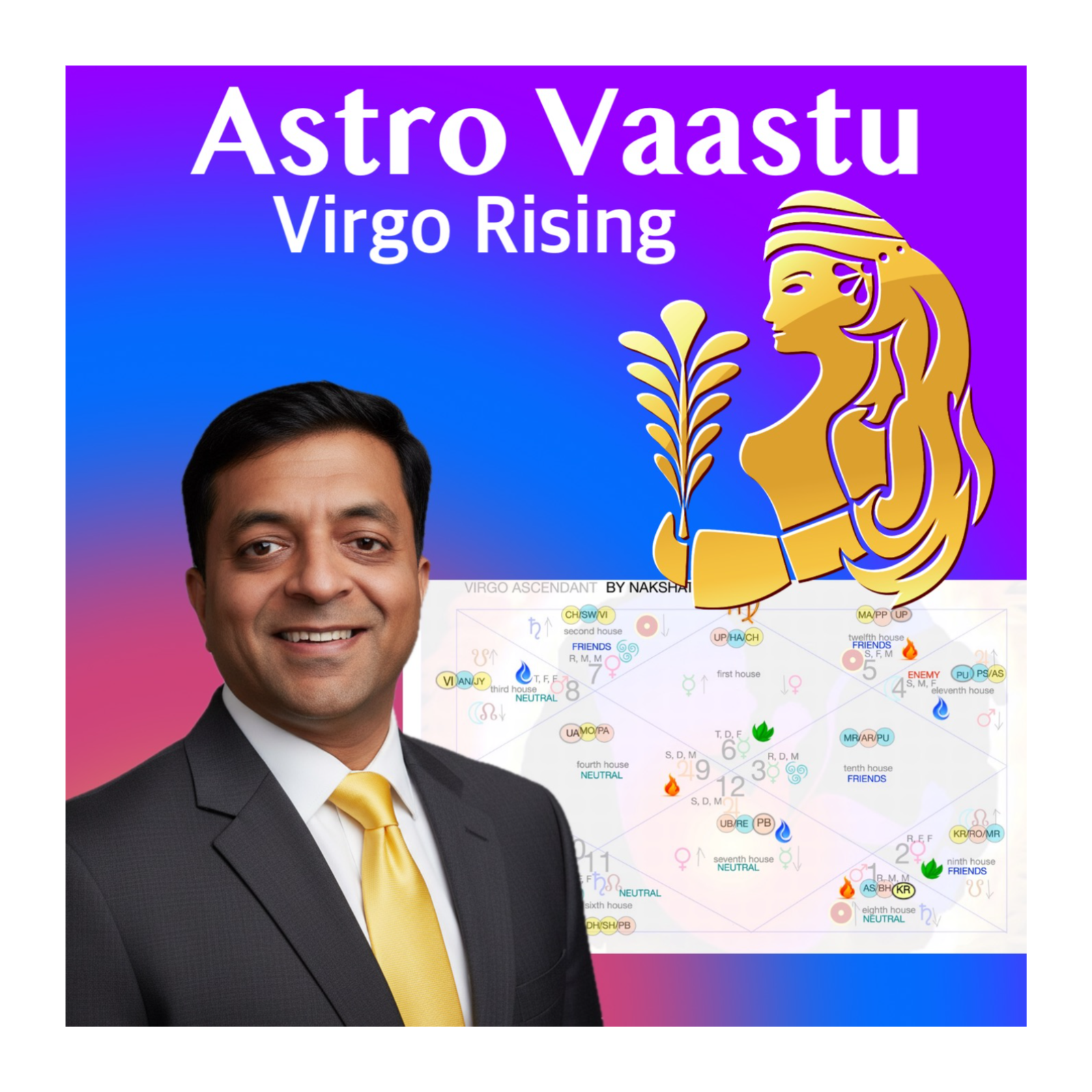 AstroVastu Blueprint for Virgo Rising | Mercurial Order, Calm Intelligence & Friction-Free Living