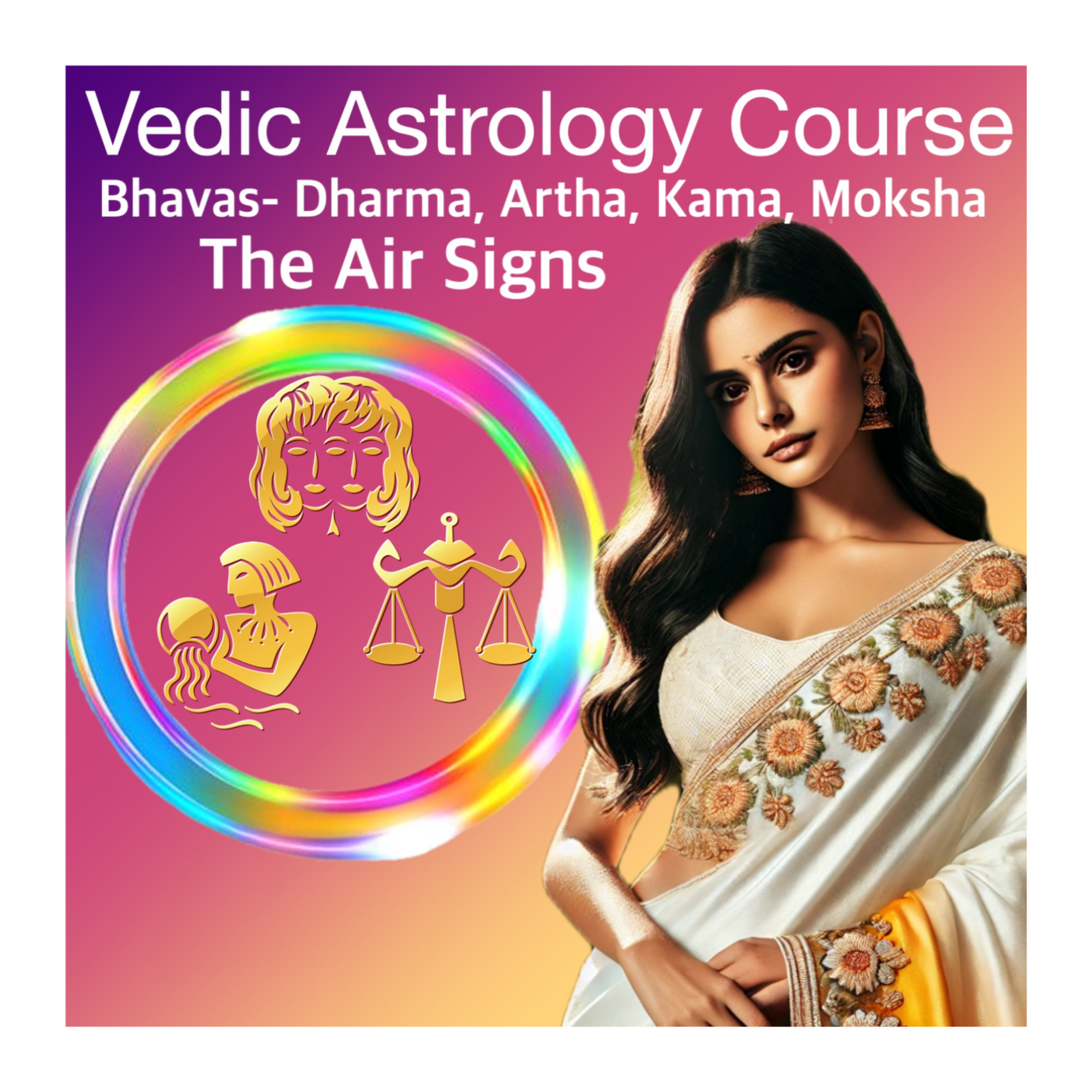 The Four Goals of Life in Vedic Astrology — Air Signs Guide (Gemini, Libra, Aquarius Rising)