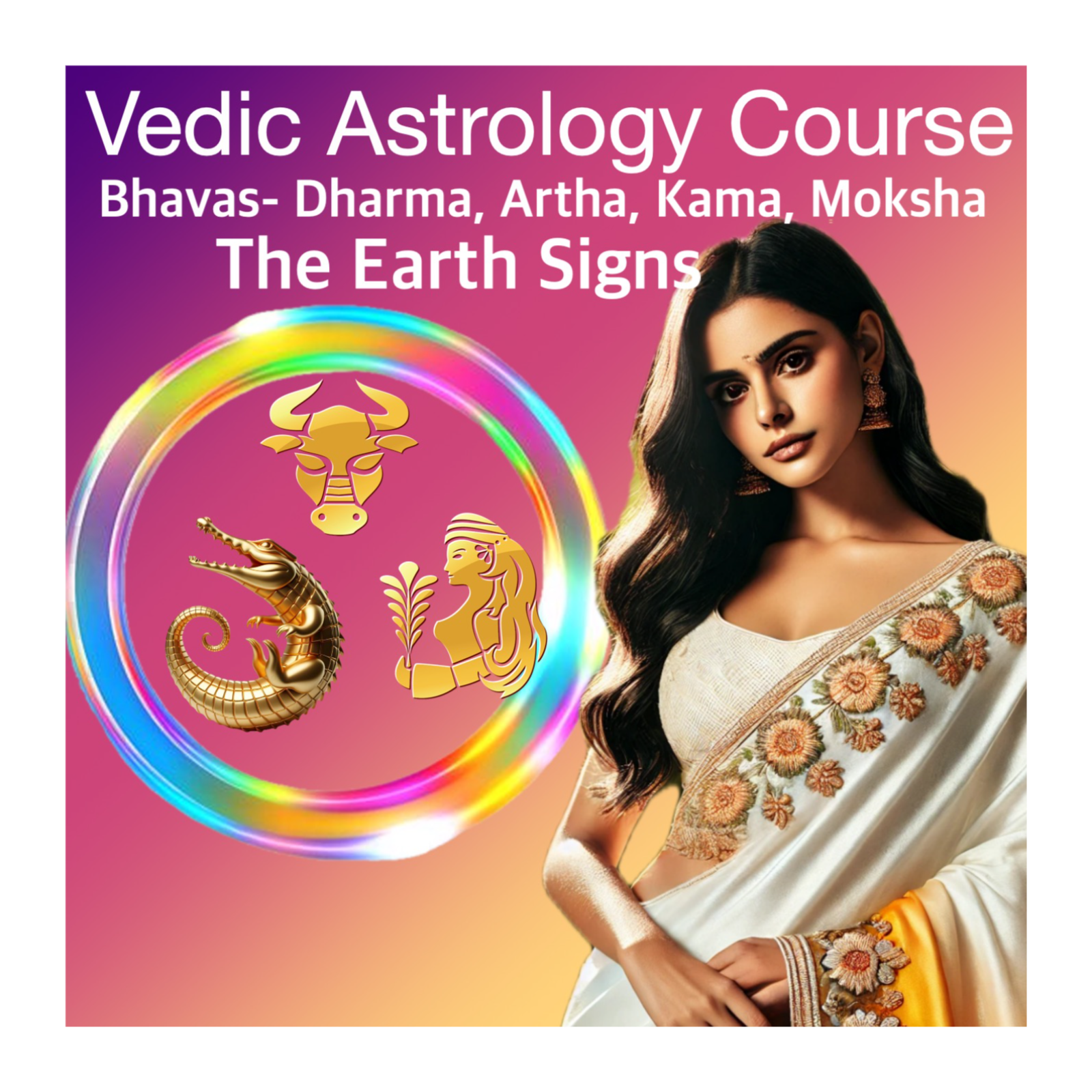 The Four Goals of Life in Vedic Astrology — Earth Signs Guide (Taurus, Virgo, Capricorn Rising)