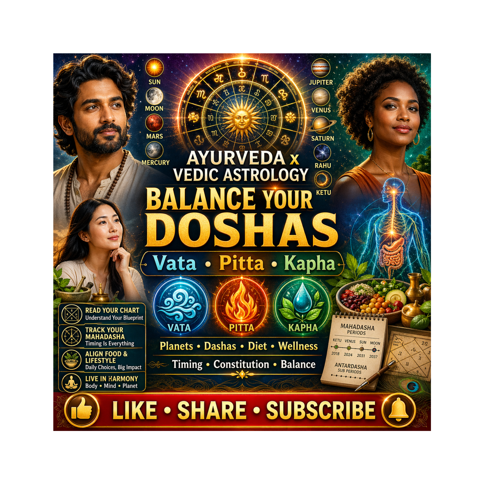 Introduction to Wellness Podcast - Ayurveda & Vedic Astrology: Doshas & Daily Wellness Alignment