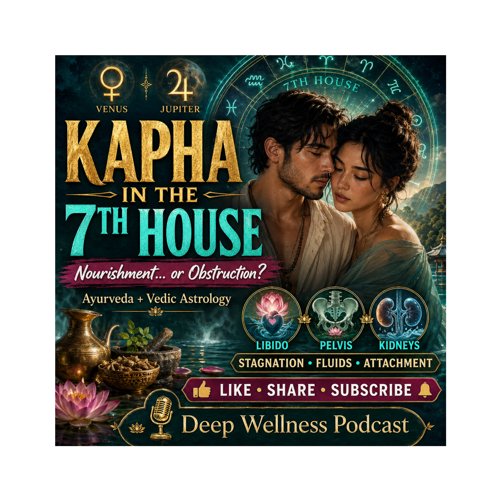 Kapha in the 7th House: Pelvic Health, Libido & Relational Healing