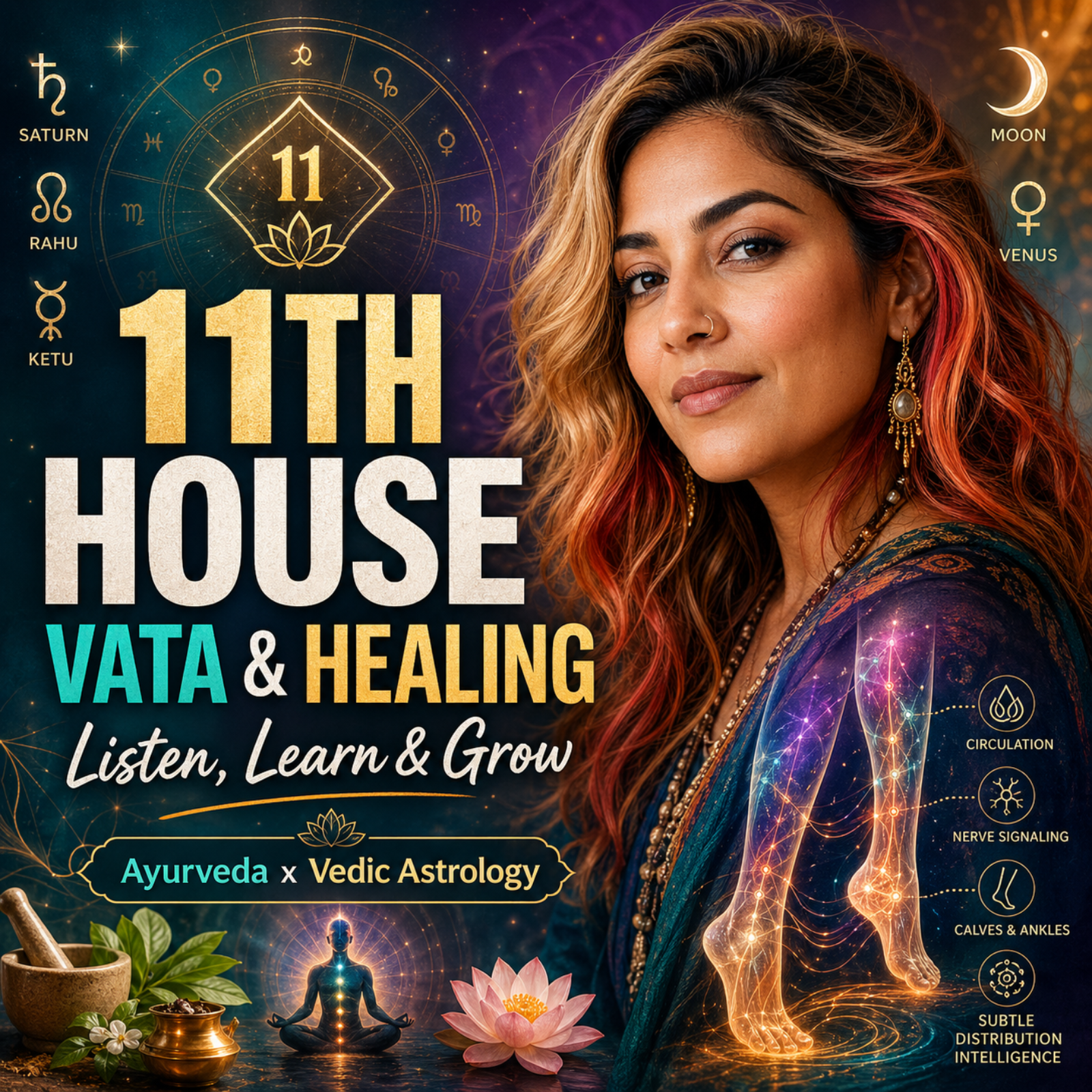 11th House Healing: Ayurveda, Vedic Astrology, Vata & Nervous System Patterns