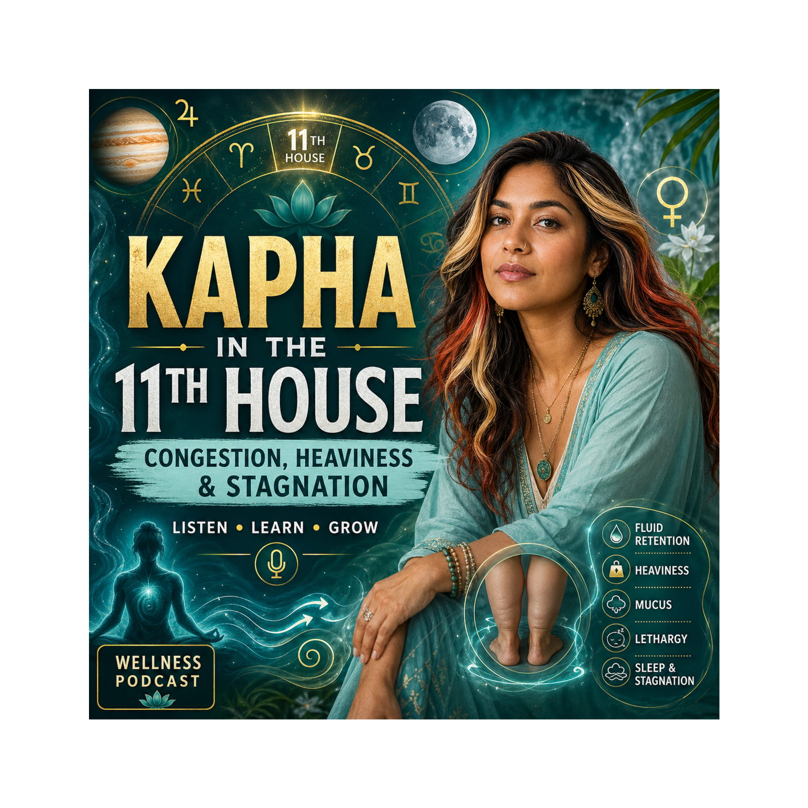 Kapha in the 11th House: Ayurveda, Vedic Astrology & the Hidden Pattern of Stagnation