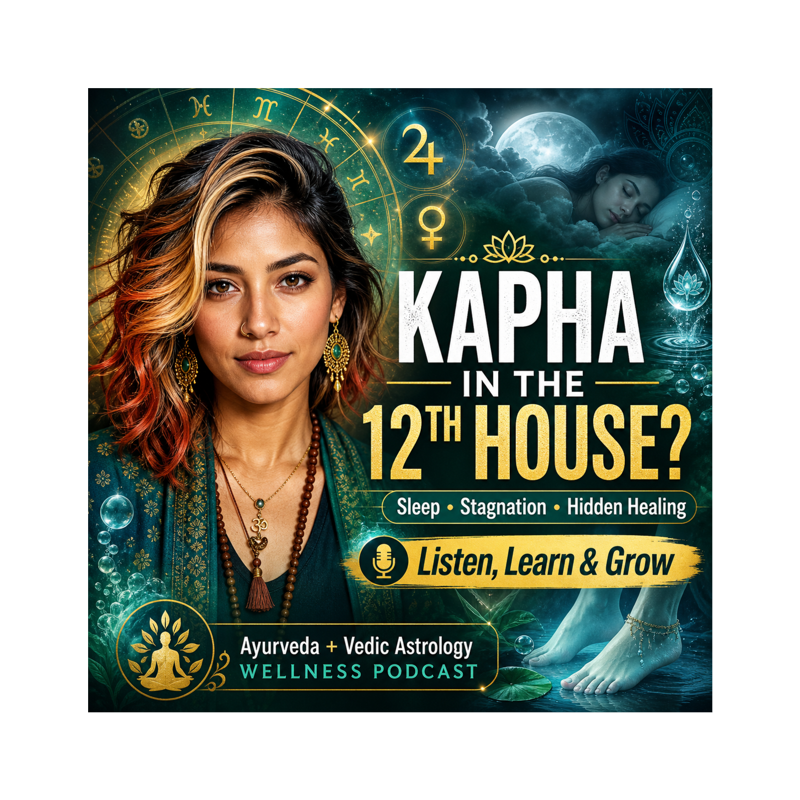 12th House Kapha: Ayurveda & Vedic Astrology for Healers and Wellness Practitioners