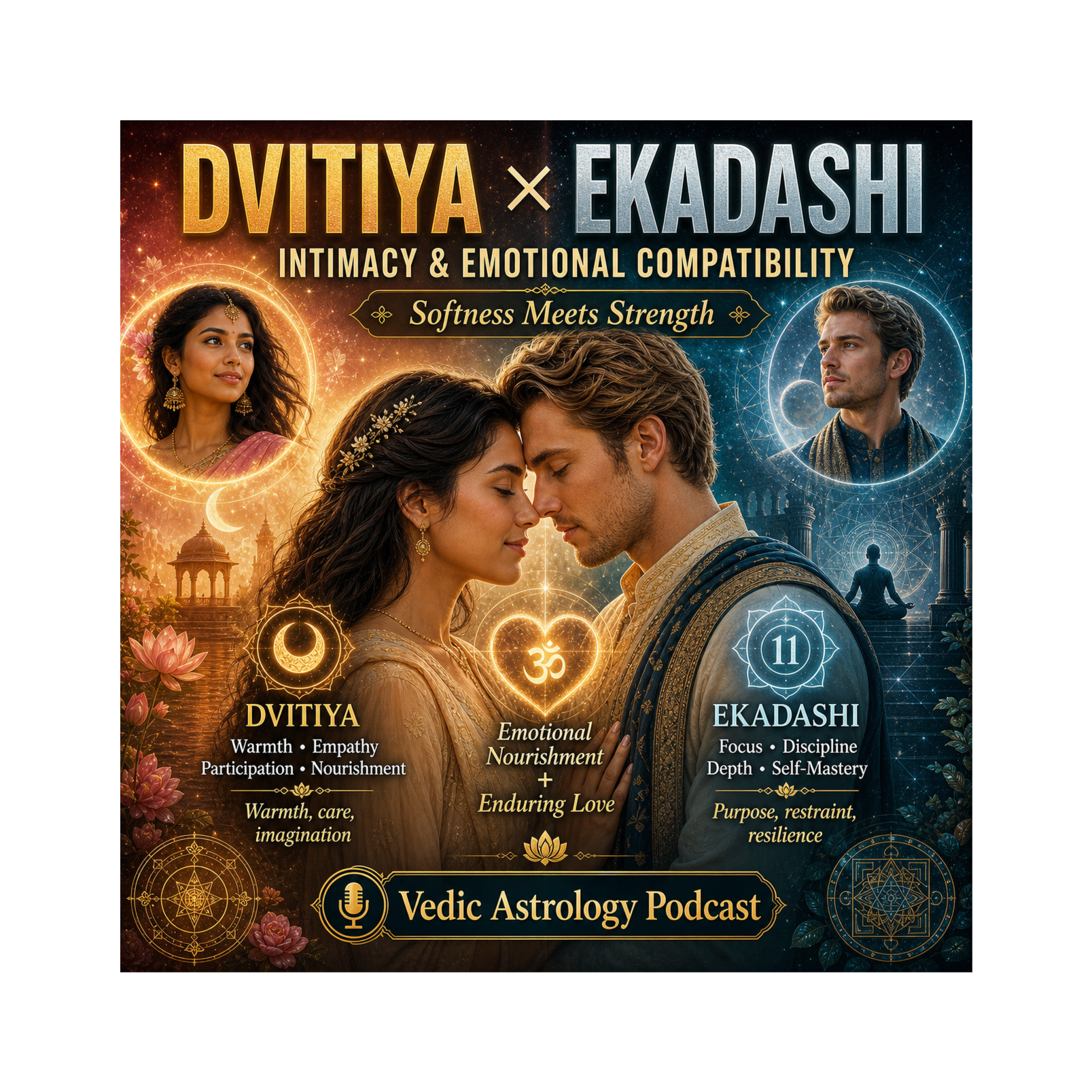 Dvitiya–Ekadashi Intimacy: Vedic Astrology on Emotional Compatibility & Lasting Love
