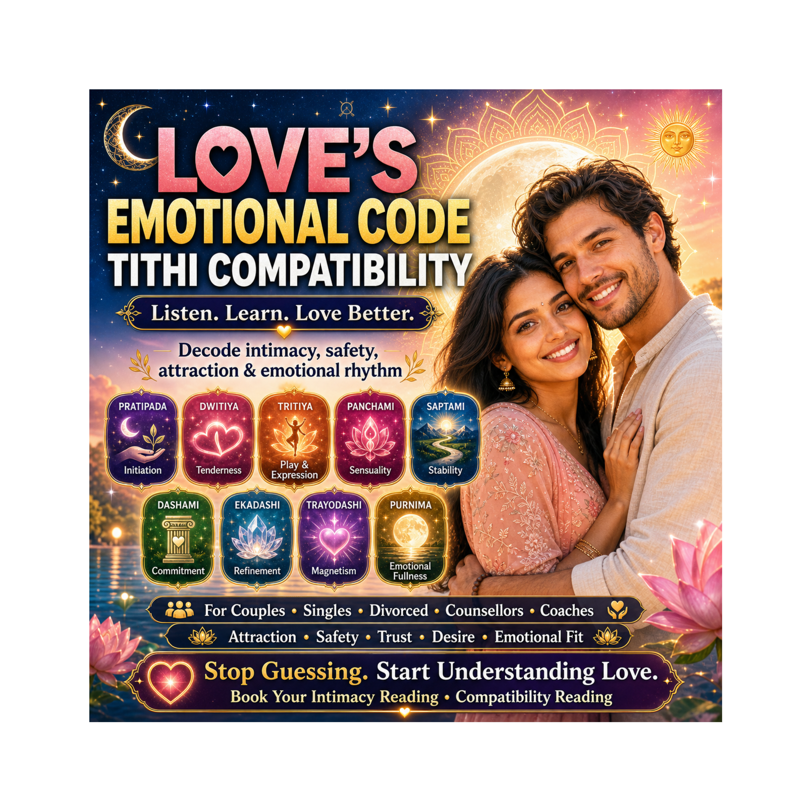 Tryodashi and Panchami Compatibility for Love, Marriage, Compatibility & Emotional Bonding