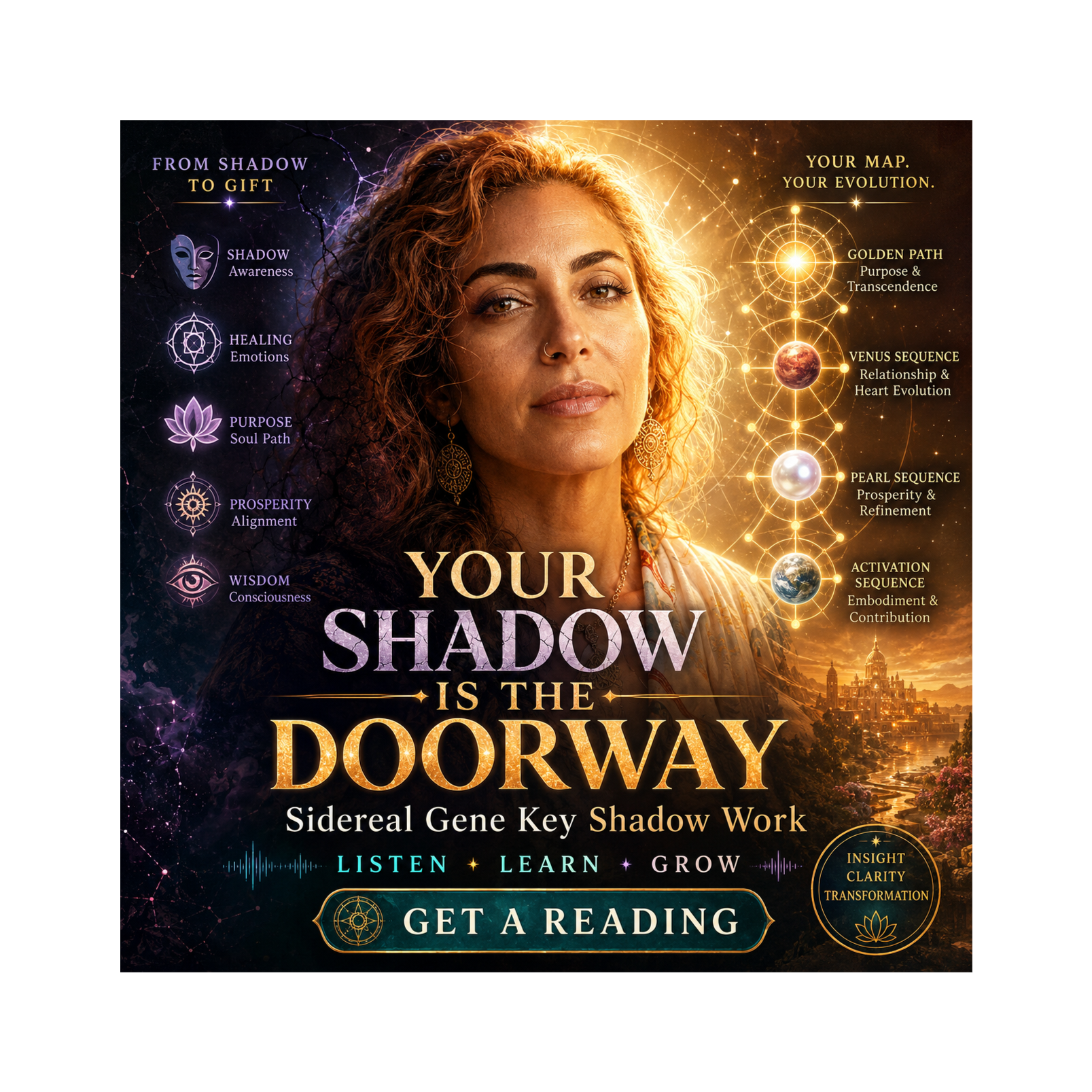 Ethan’s Sidereal Gene Key Shadow Work: From Judgment to Golden Path