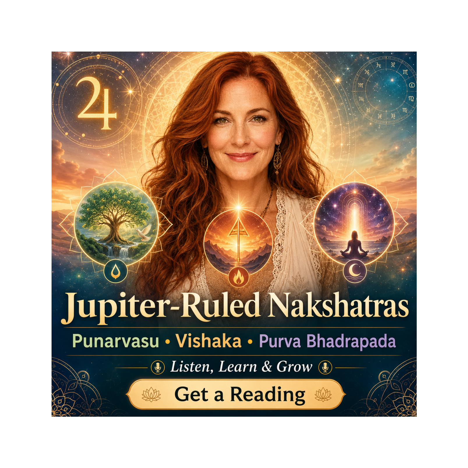 Jupiter Nakshatras Decoded: Punarvasu, Vishaka & Purva Bhadrapada Archetypes