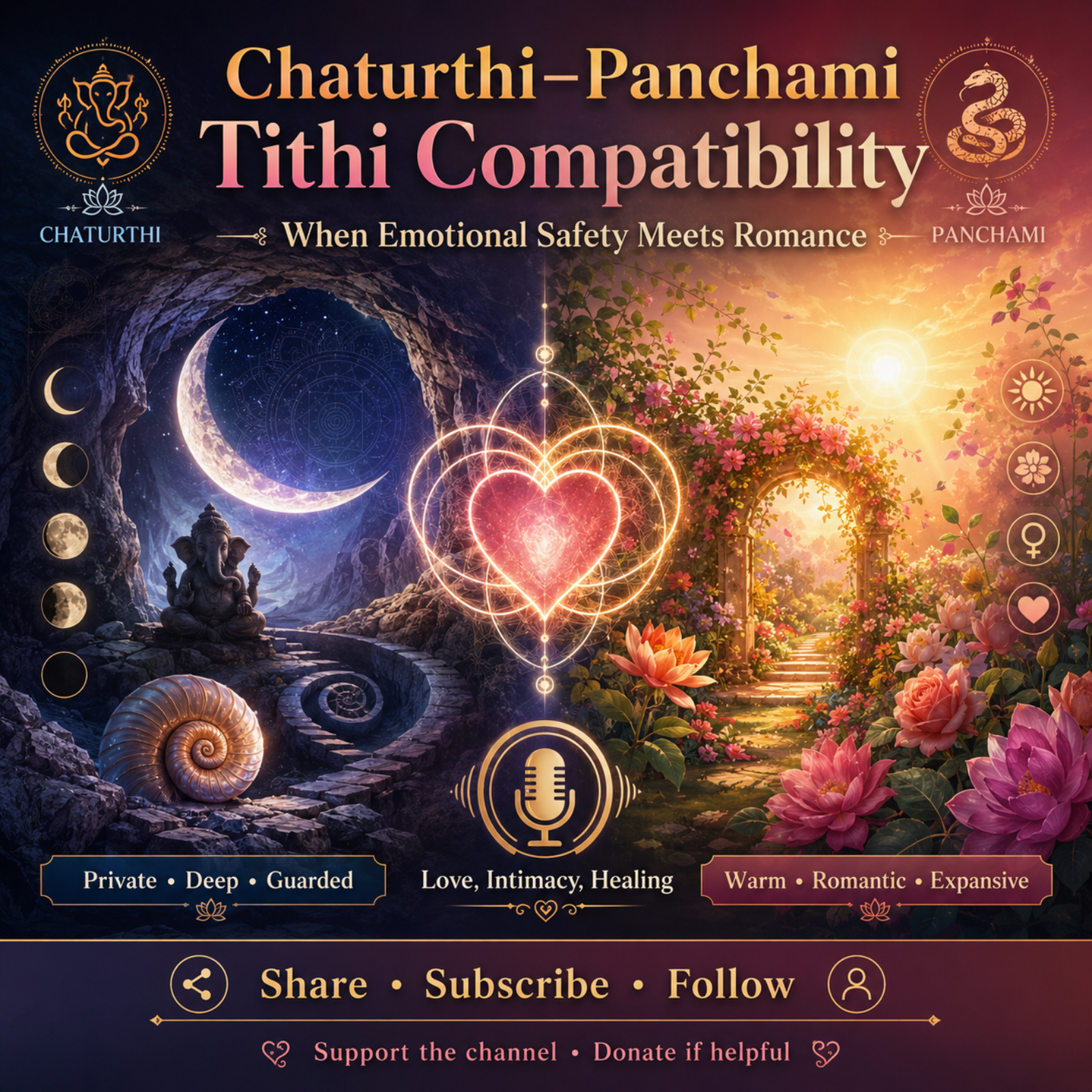 Chaturthi–Panchami Love Compatibility: When Emotional Safety Meets Romance