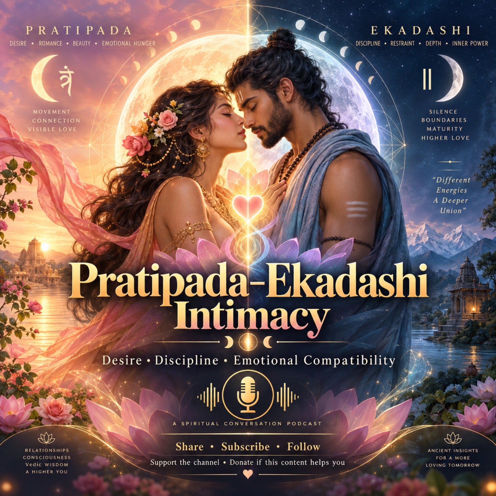 Pratipada–Ekadashi Intimacy: Desire, Discipline & Emotional Compatibility