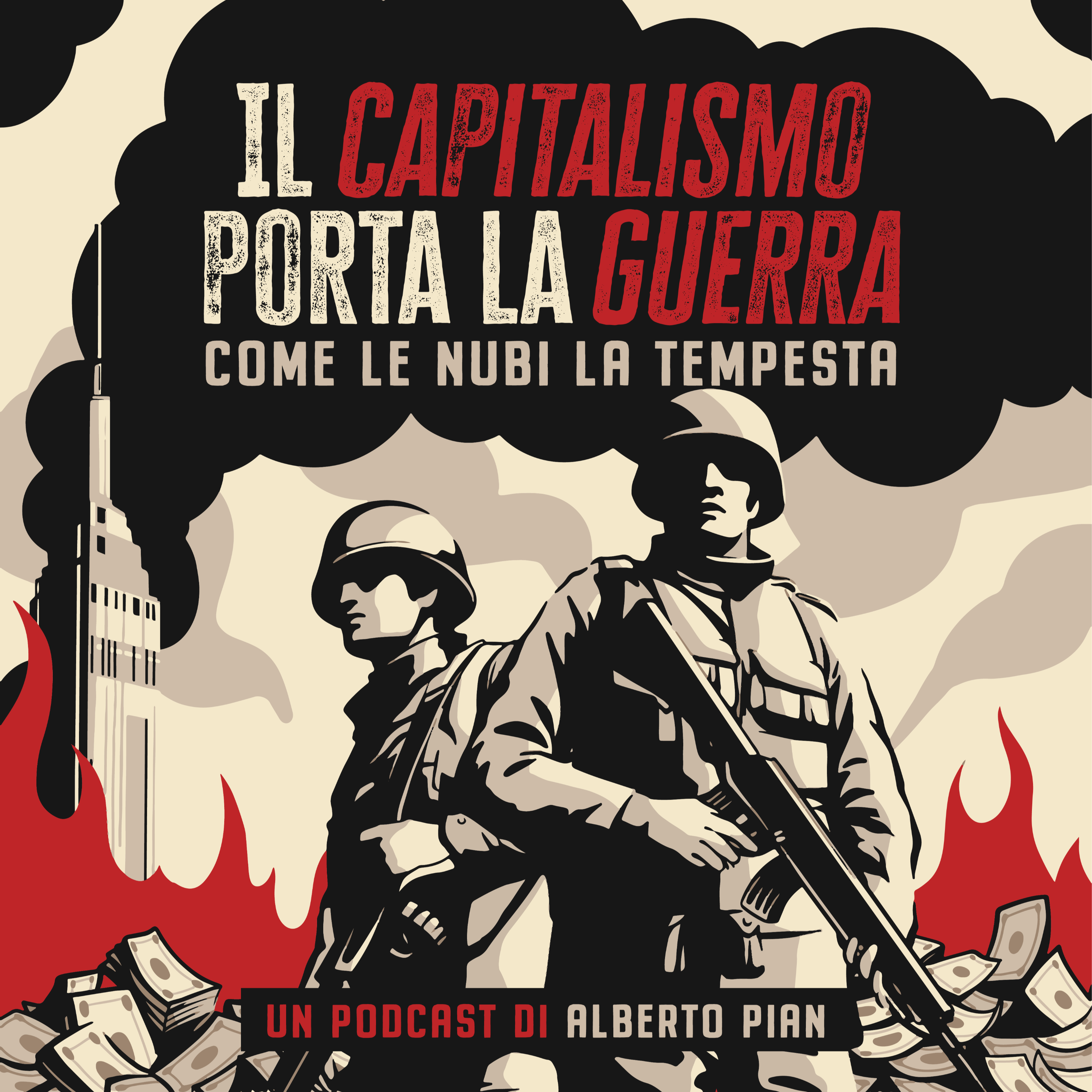 Il capitalismo porta la guerra come le nubi la tempesta