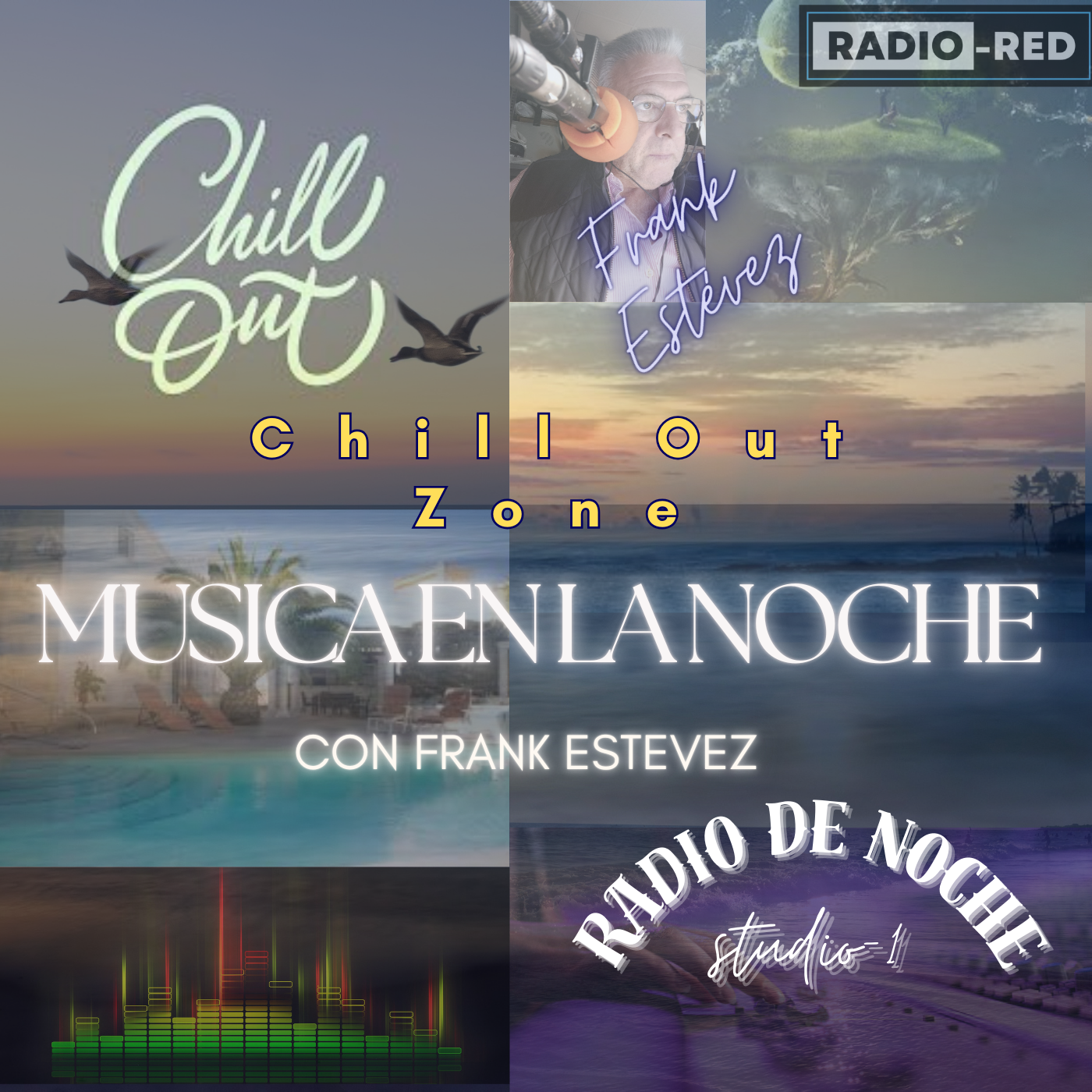 RADIO Red estudio-1  de Grabación y Radiodifusión Network Radio CAPRY Radio Nervión Sevilla.