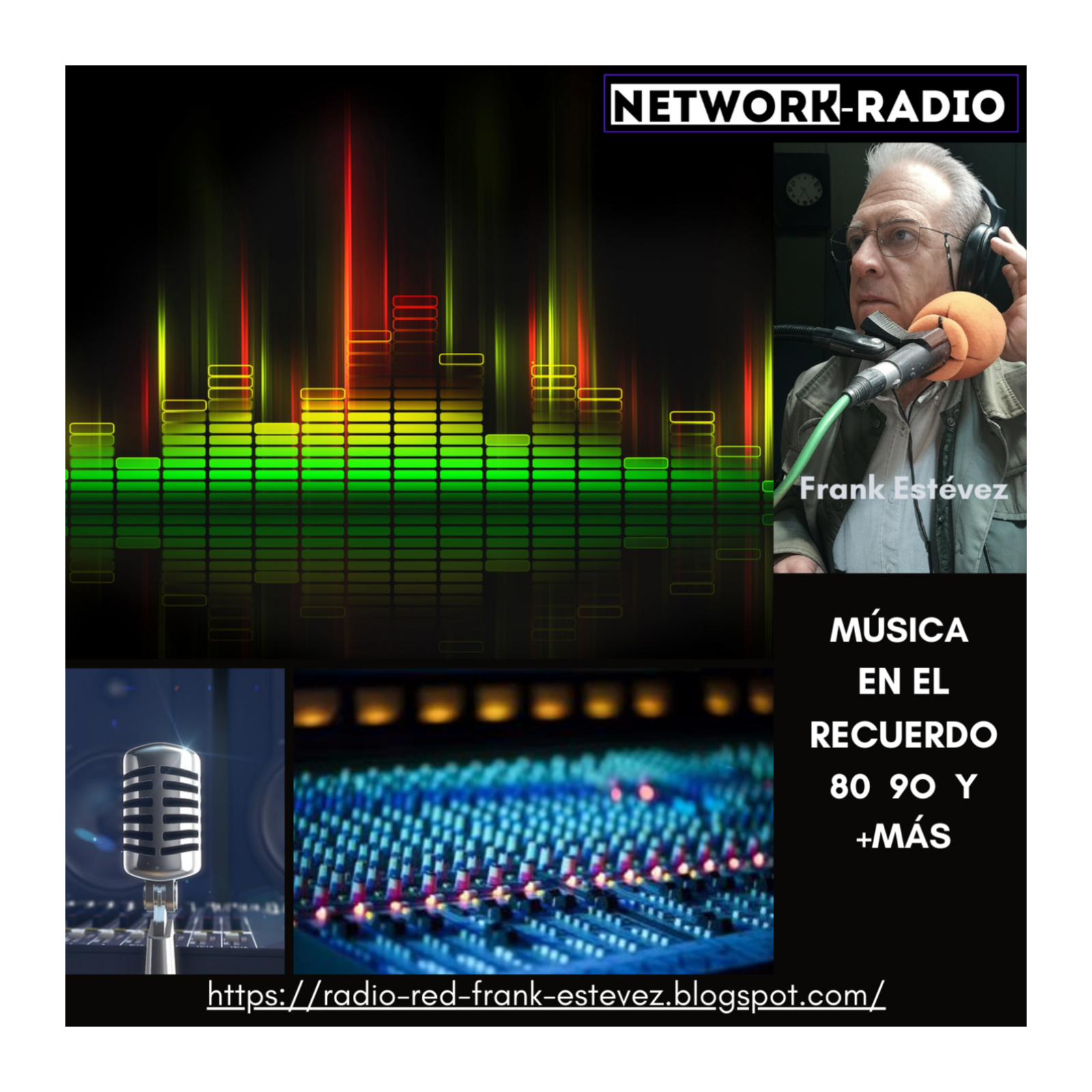 RADIO Red estudio-1  de Grabación y Radiodifusión Network Radio CAPRY Radio Nervión Sevilla.