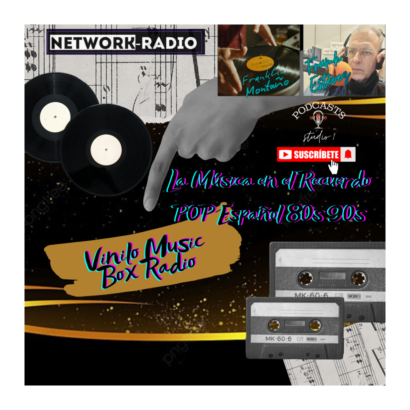 RADIO Red estudio-1  de Grabación y Radiodifusión Network Radio CAPRY Radio Nervión Sevilla.