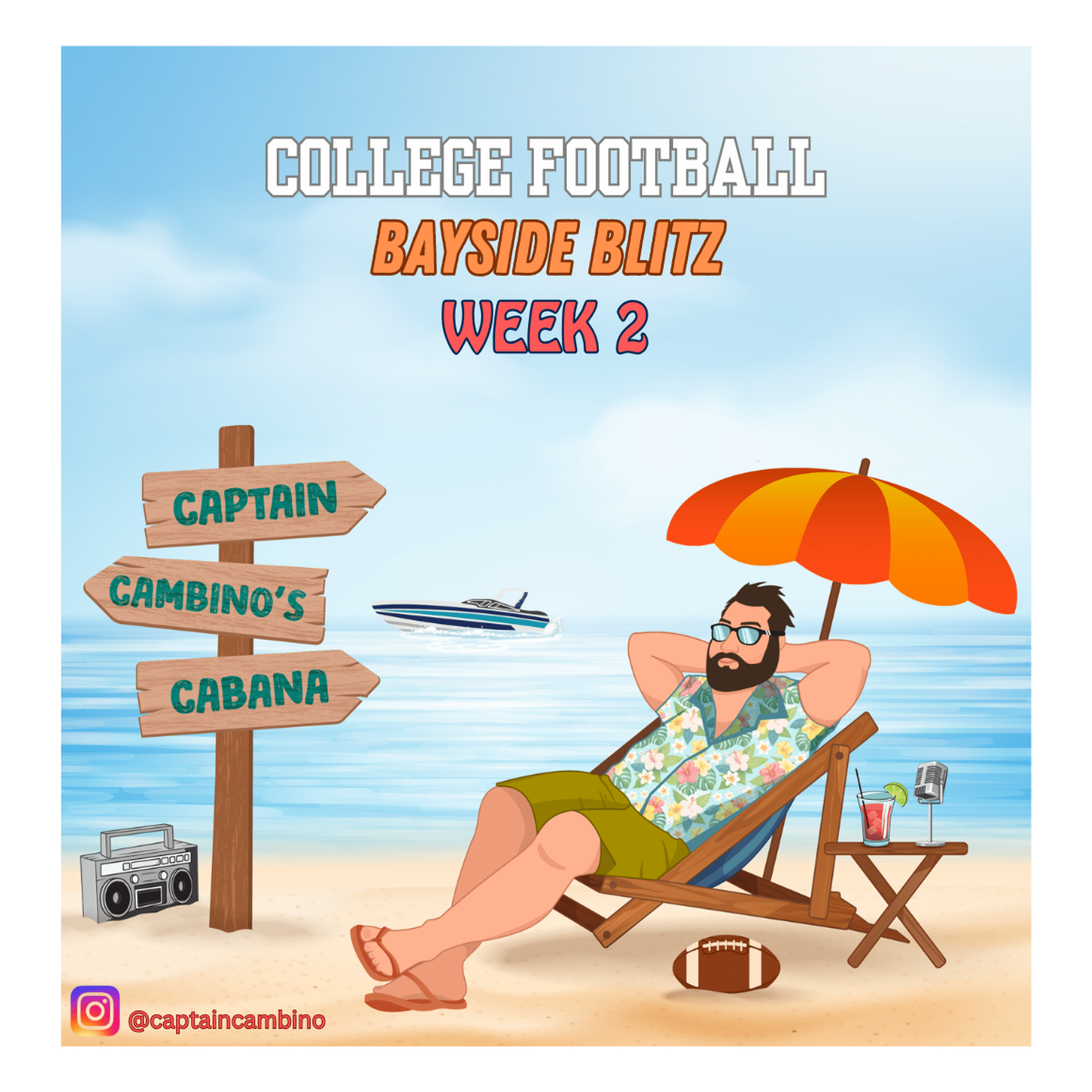 College Football Bayside Blitz - Week 2 (September 6, 2025)