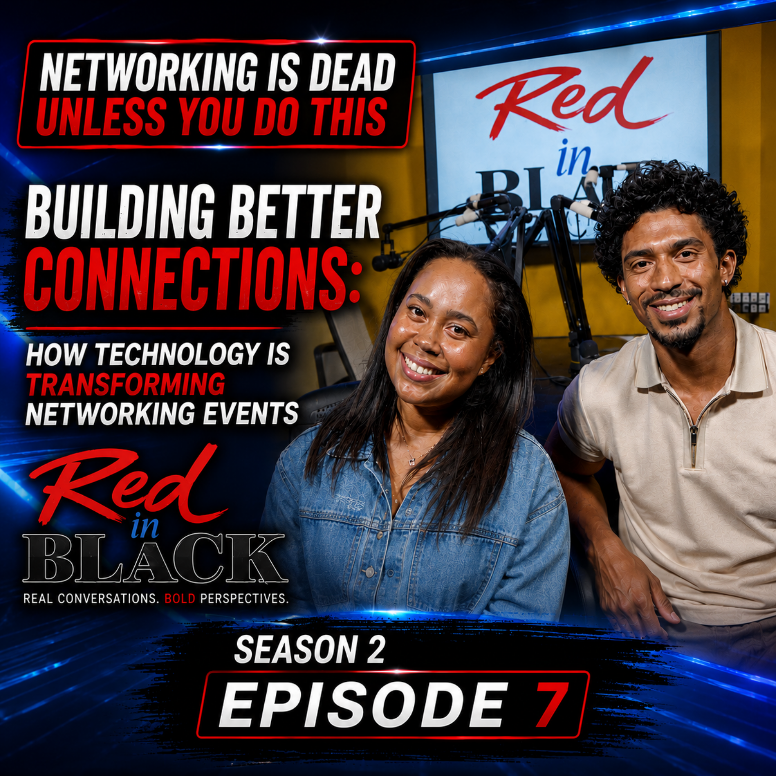 Networking That Actually Works: One Founder Is Transforming Professional Connections l Red in Black episode artwork