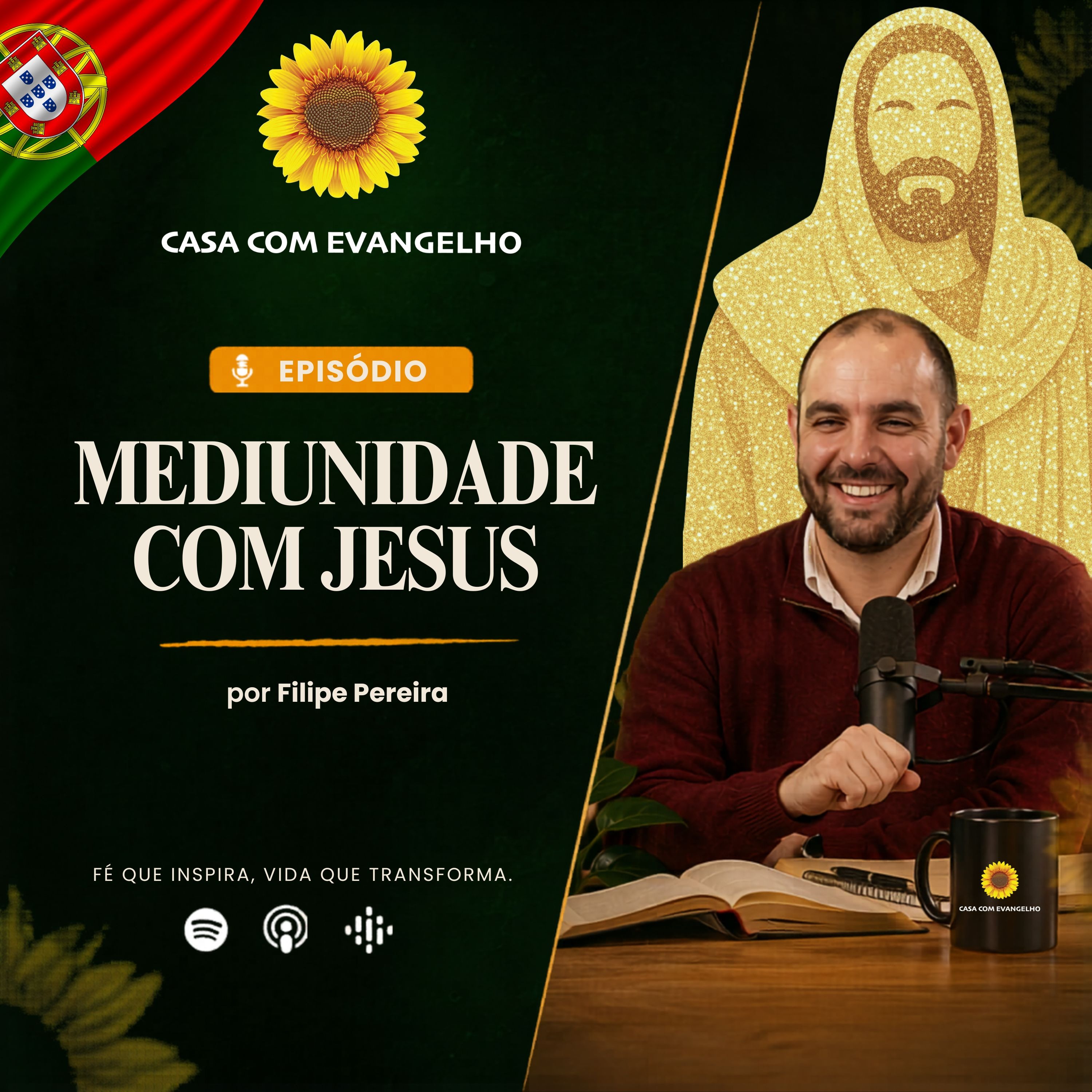 Mediunidade com Jesus - Filipe Pereira | Casa Com Evangelho episode artwork