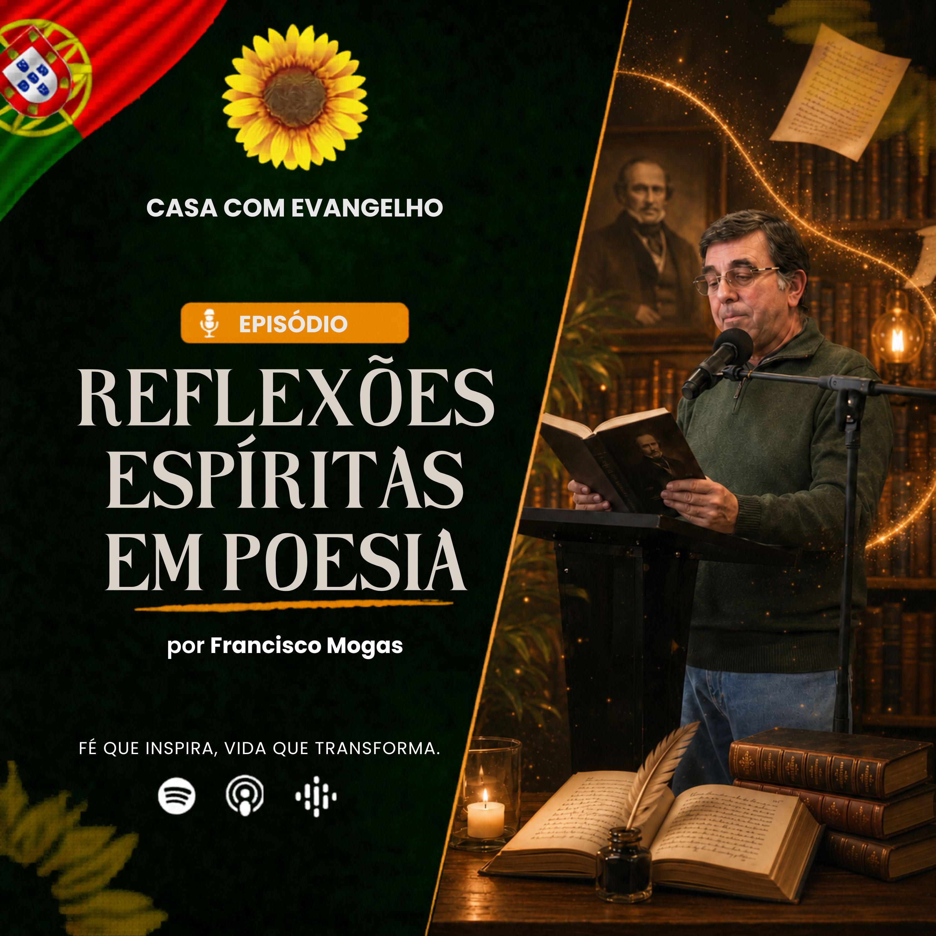 Reflexões Espíritas em Poesia - Francisco Mogas | Casa com Evangelho episode artwork