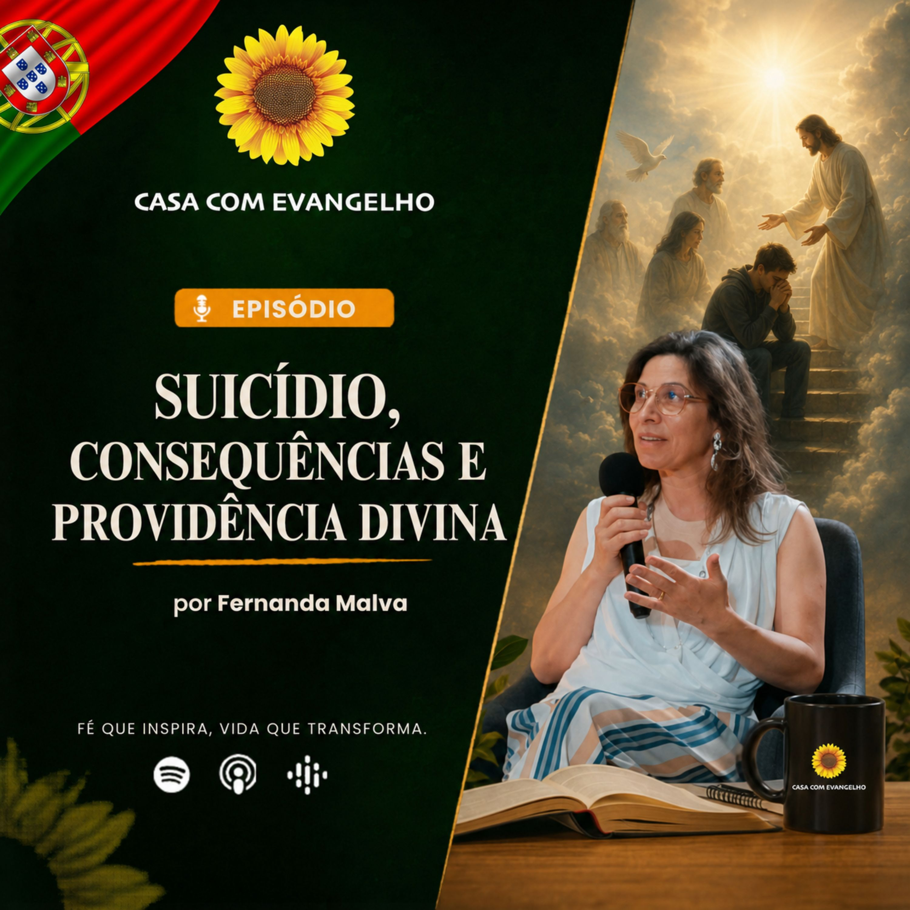 Suicídio, Consequências e Providência Divina - Fernanda Malva | Casa Com Evangelho episode artwork