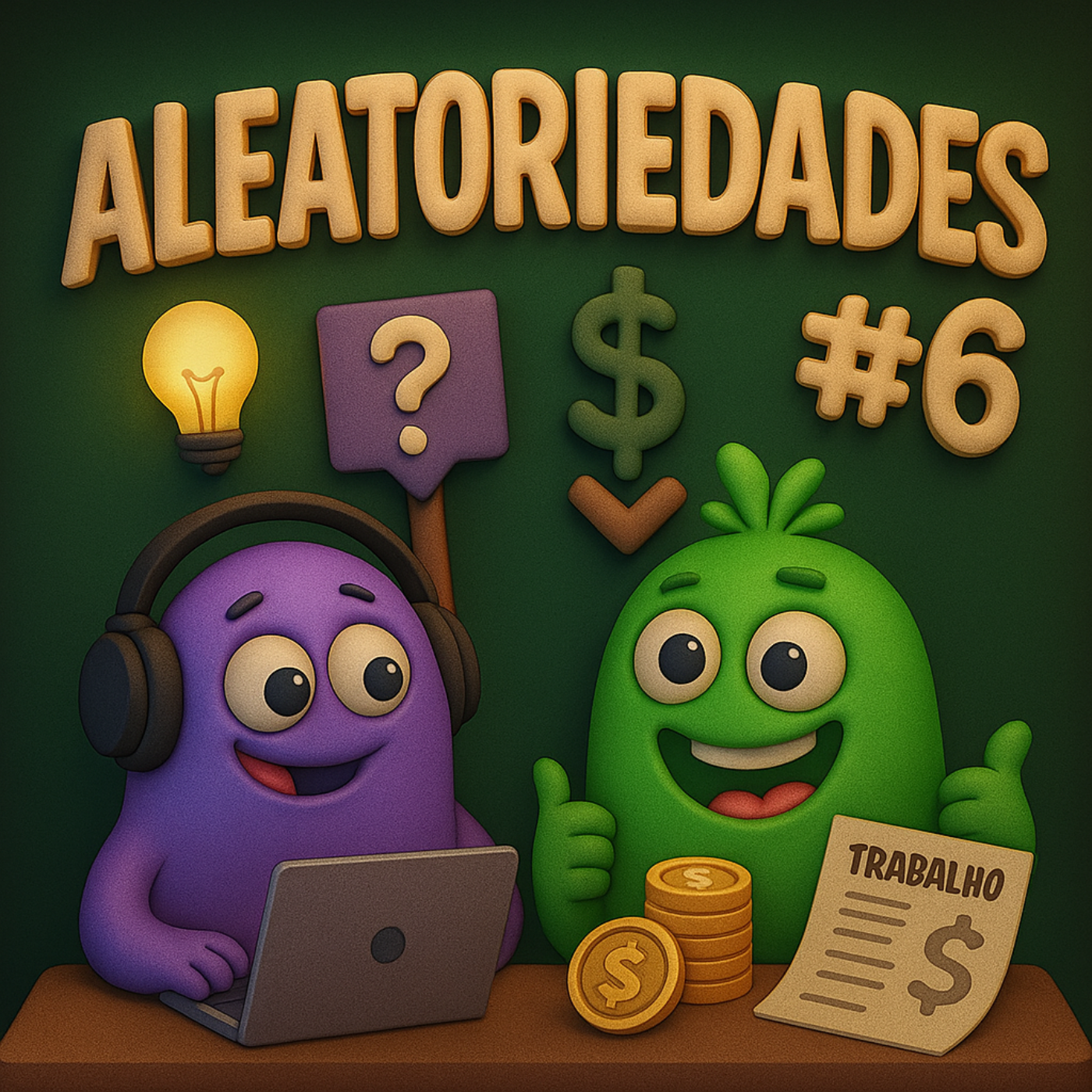 Aleatoriedades #6 - Trabalho e dinheiro episode artwork